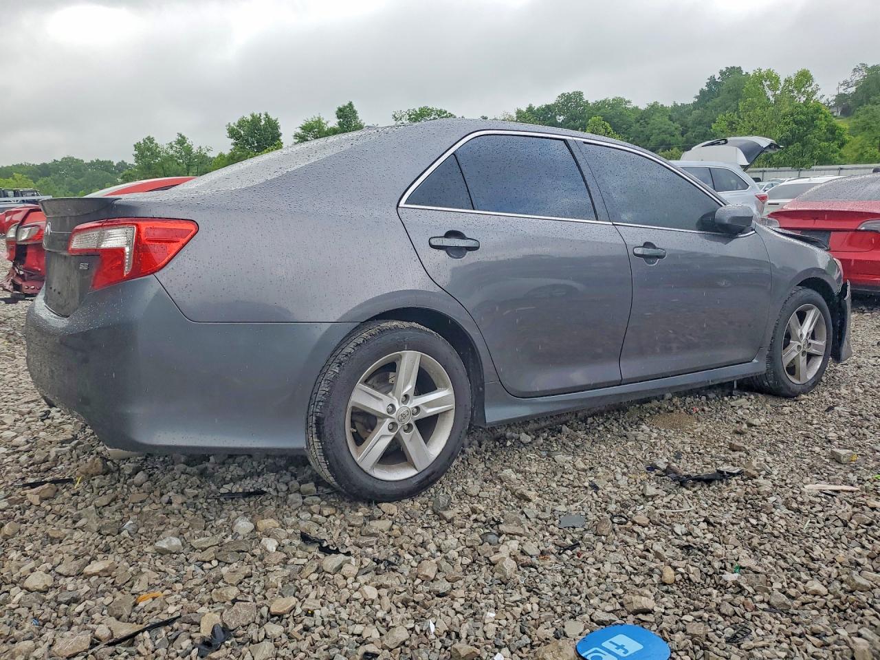 2014 Toyota Camry Se Gray vin: 4T1BF1FK6EU744185