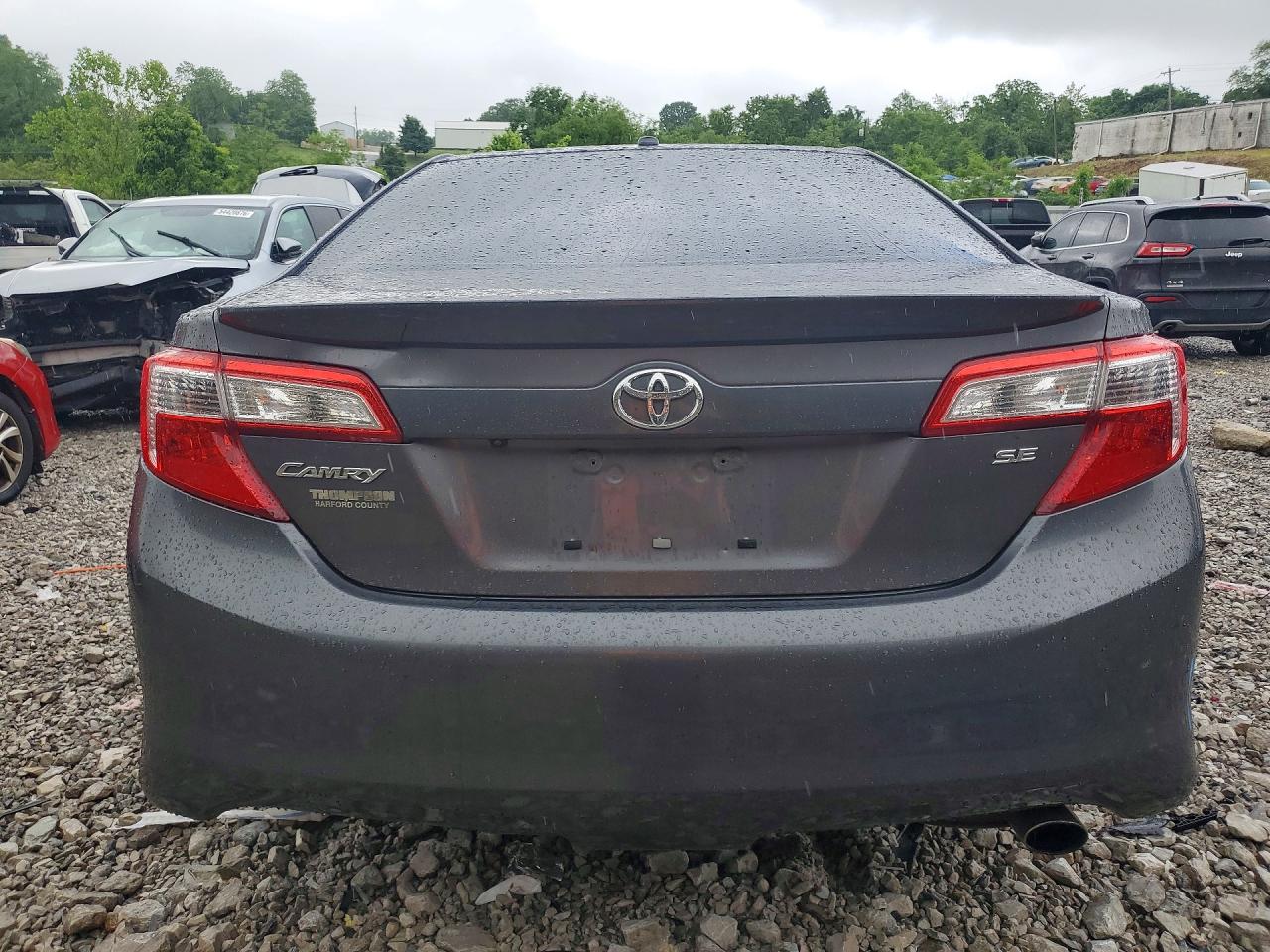 2014 Toyota Camry Se Gray vin: 4T1BF1FK6EU744185