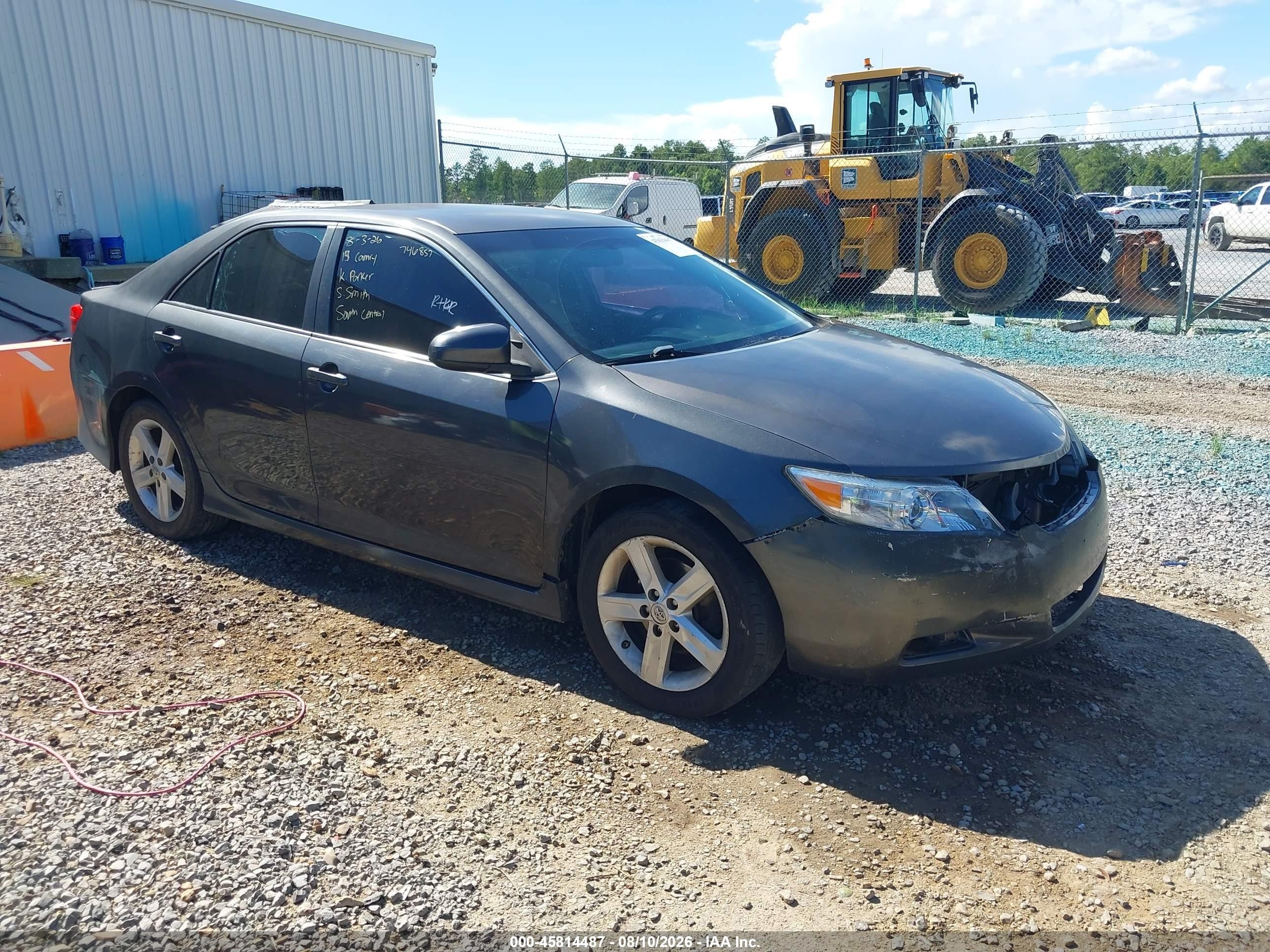 2014 Toyota Camry Se Gray vin: 4T1BF1FK6EU746857