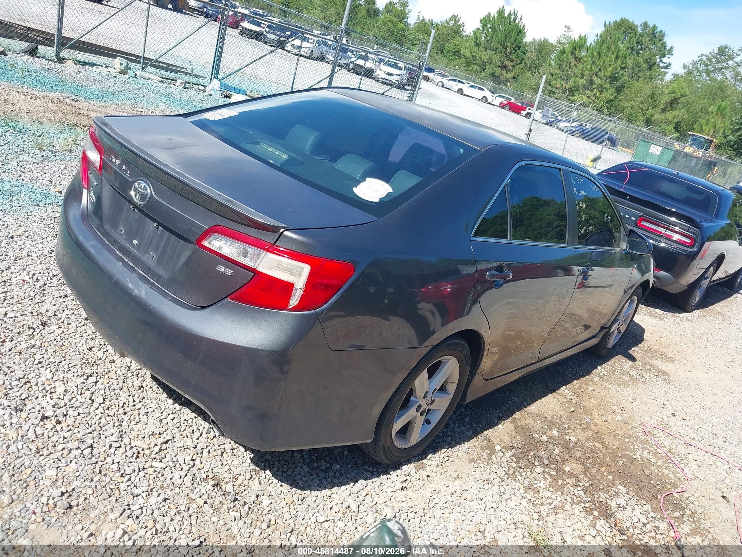 2014 Toyota Camry Se Gray vin: 4T1BF1FK6EU746857