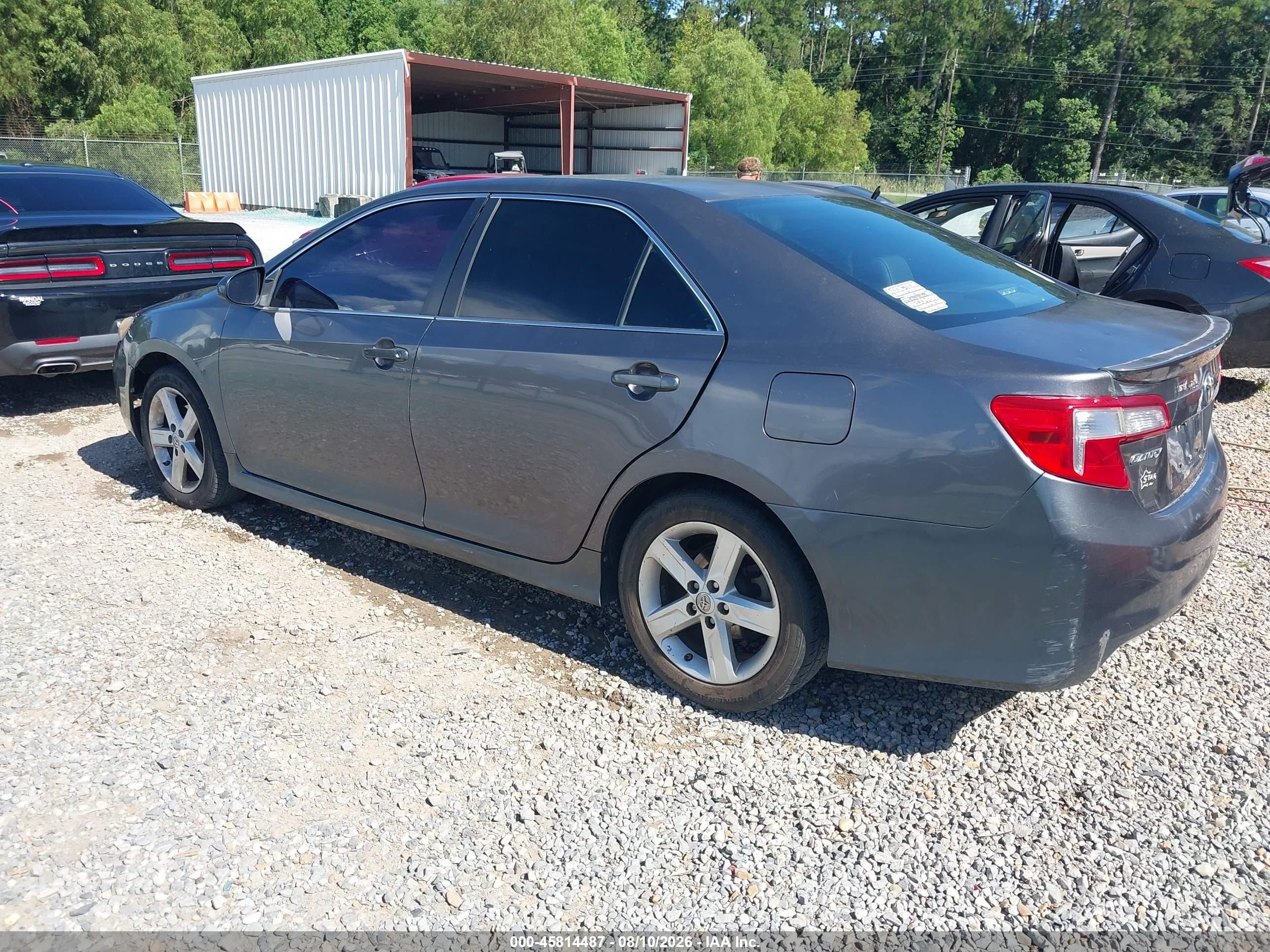 2014 Toyota Camry Se Gray vin: 4T1BF1FK6EU746857