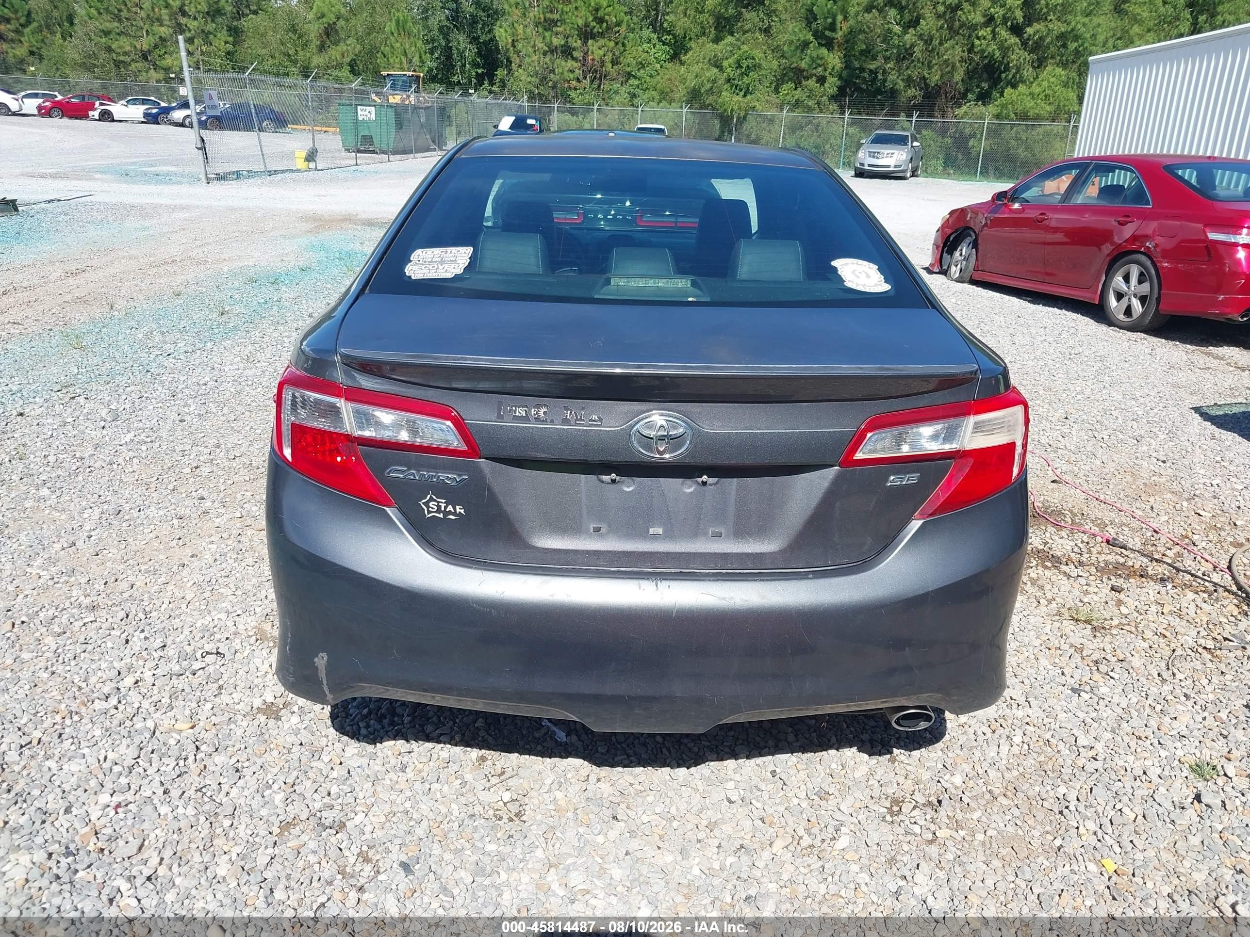 2014 Toyota Camry Se Gray vin: 4T1BF1FK6EU746857