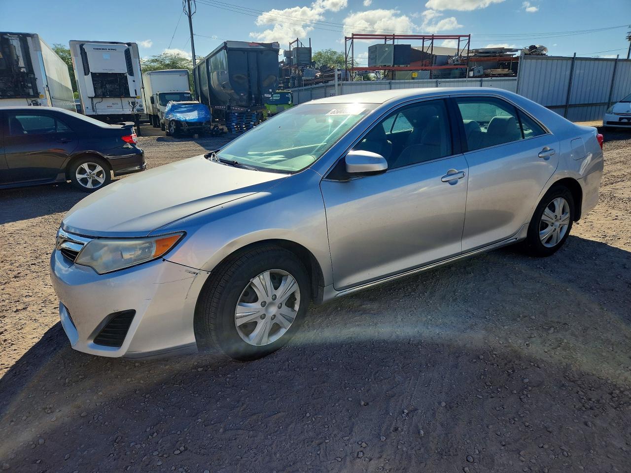 2014 Toyota Camry L Silver vin: 4T1BF1FK6EU748205