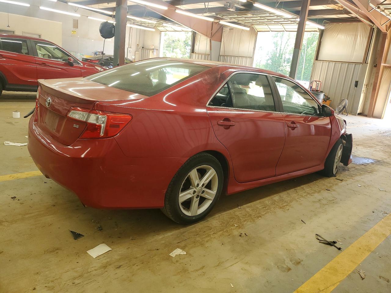 2014 Toyota Camry Se Red vin: 4T1BF1FK6EU757700