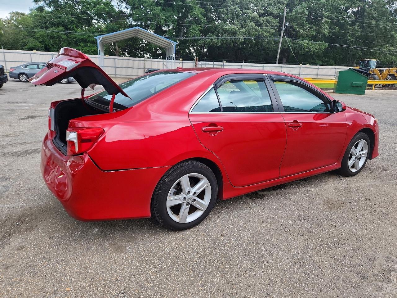 2014 Toyota Camry Se Red vin: 4T1BF1FK6EU758877
