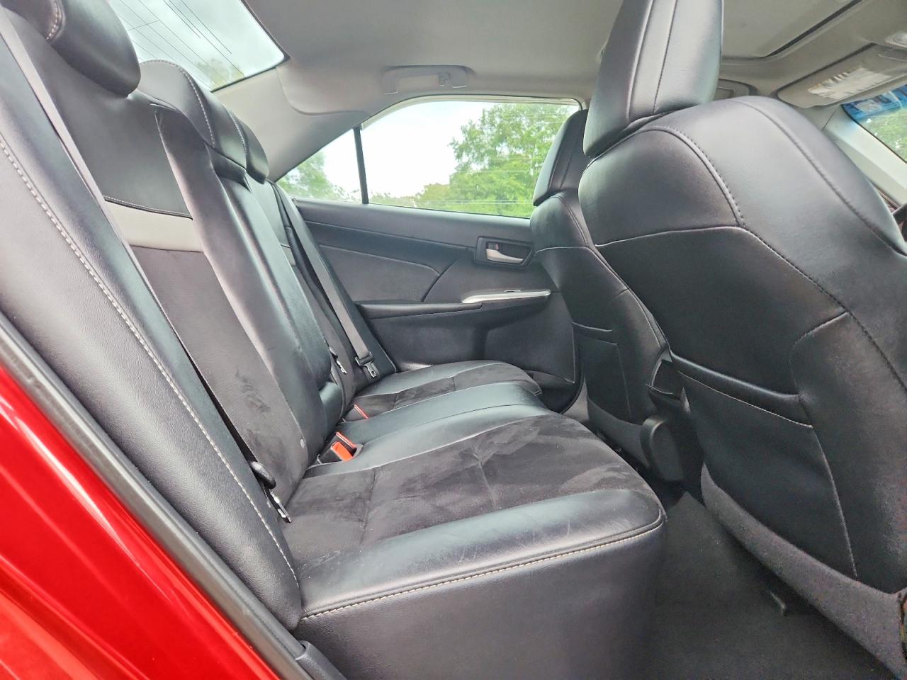 2014 Toyota Camry Se Red vin: 4T1BF1FK6EU758877