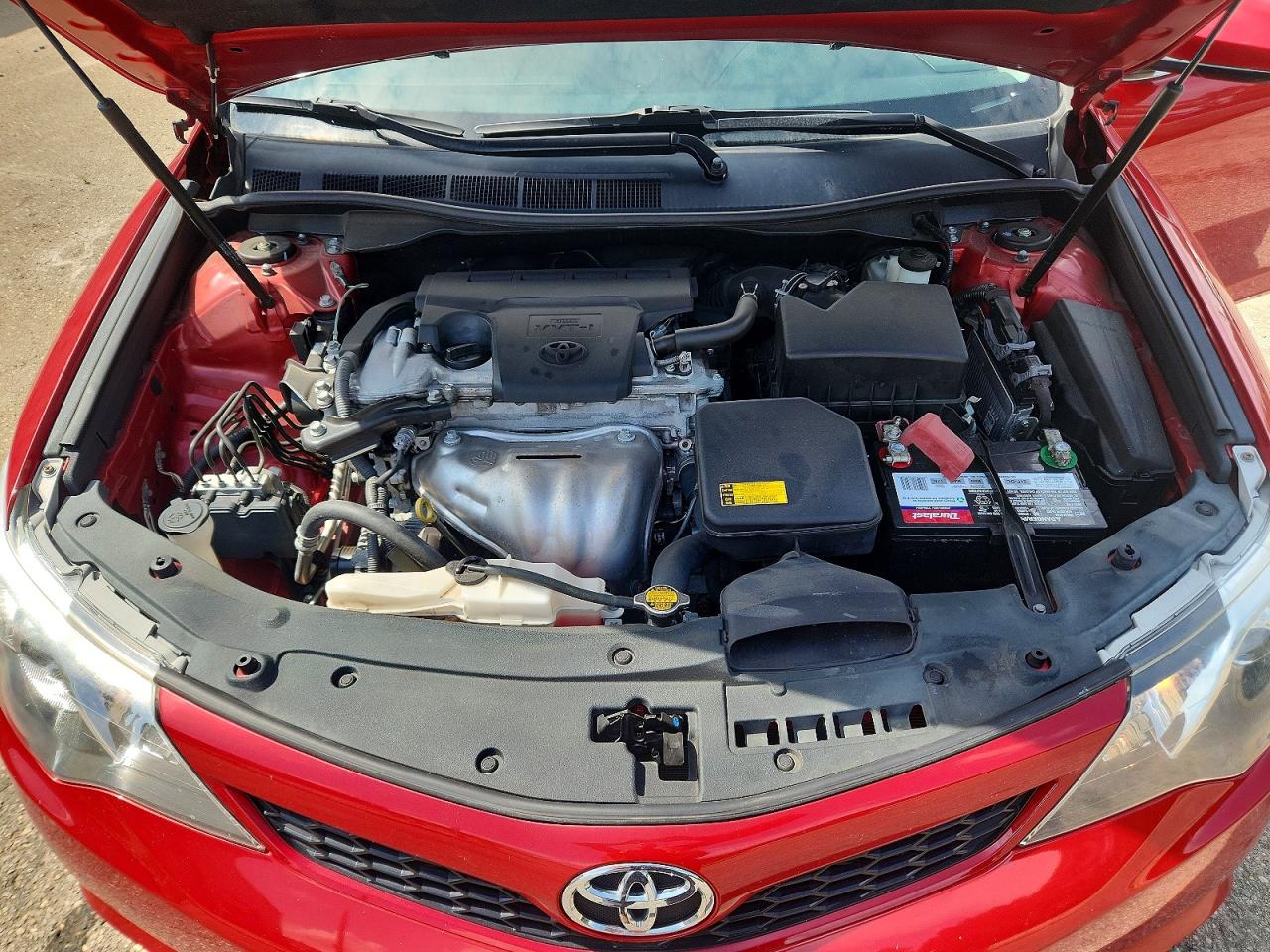 2014 Toyota Camry Se Red vin: 4T1BF1FK6EU758877