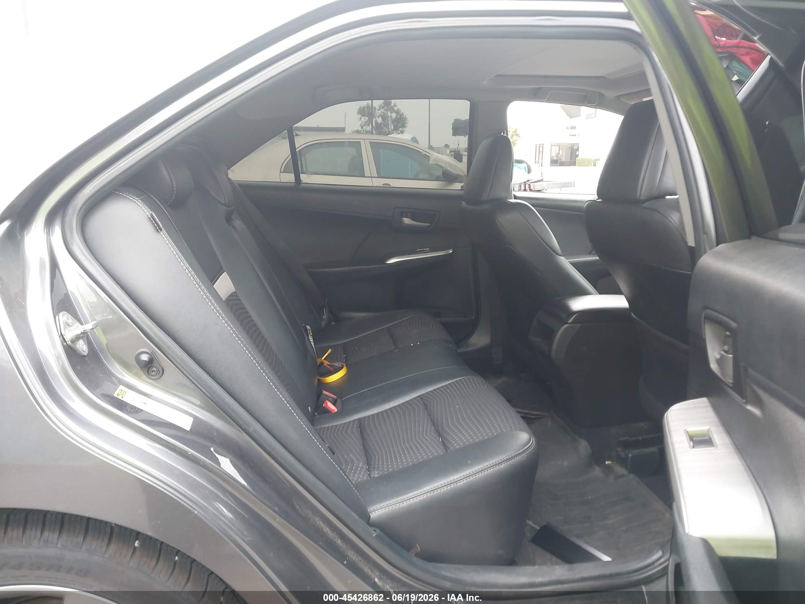 2014 Toyota Camry Se Sport Gray vin: 4T1BF1FK6EU761536