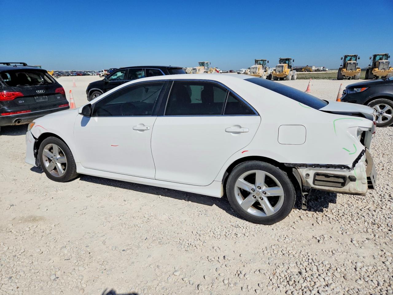 2014 Toyota Camry Se White vin: 4T1BF1FK6EU772424