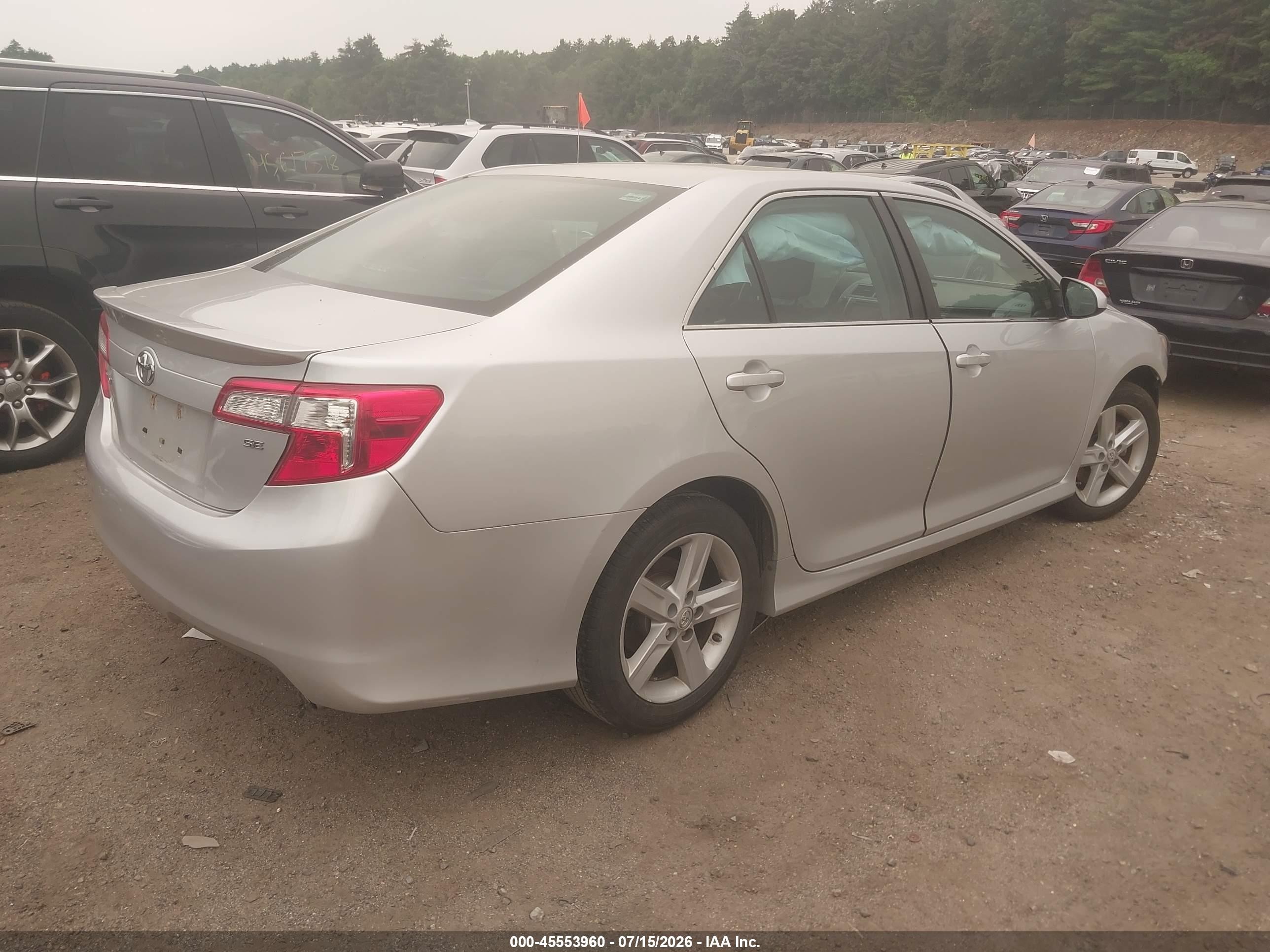 2014 Toyota Camry Se Silver vin: 4T1BF1FK6EU789501