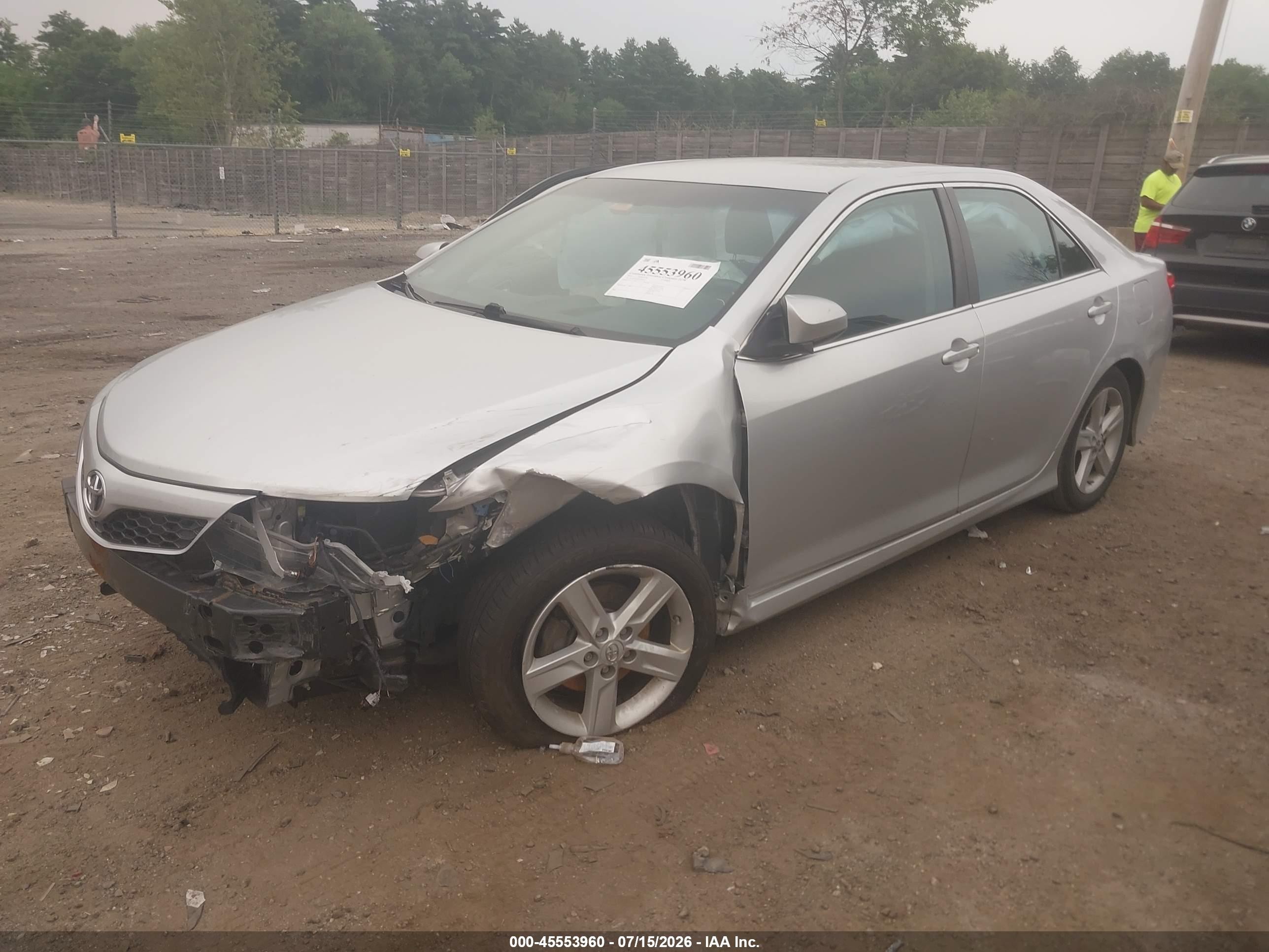 2014 Toyota Camry Se Silver vin: 4T1BF1FK6EU789501