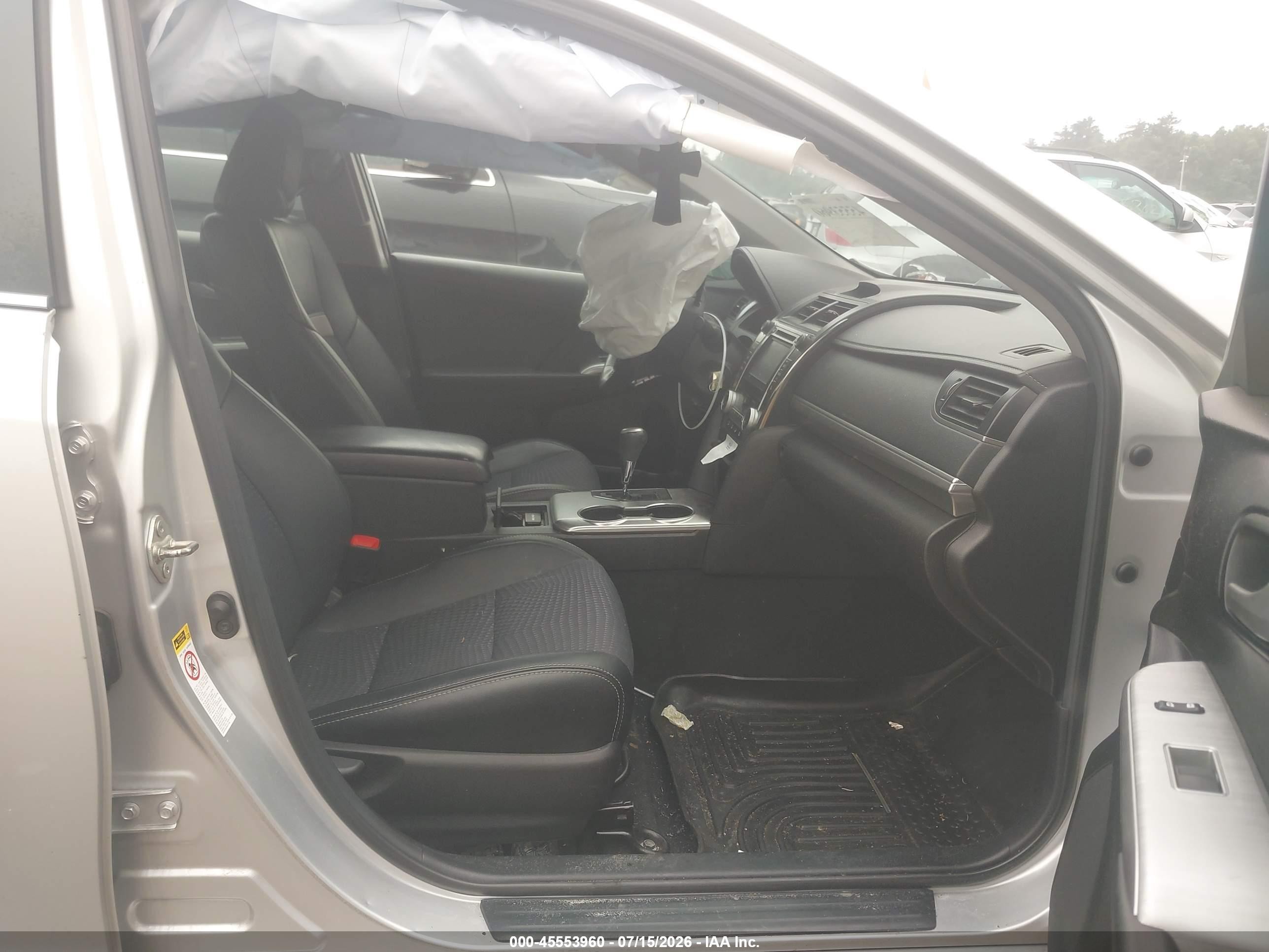 2014 Toyota Camry Se Silver vin: 4T1BF1FK6EU789501