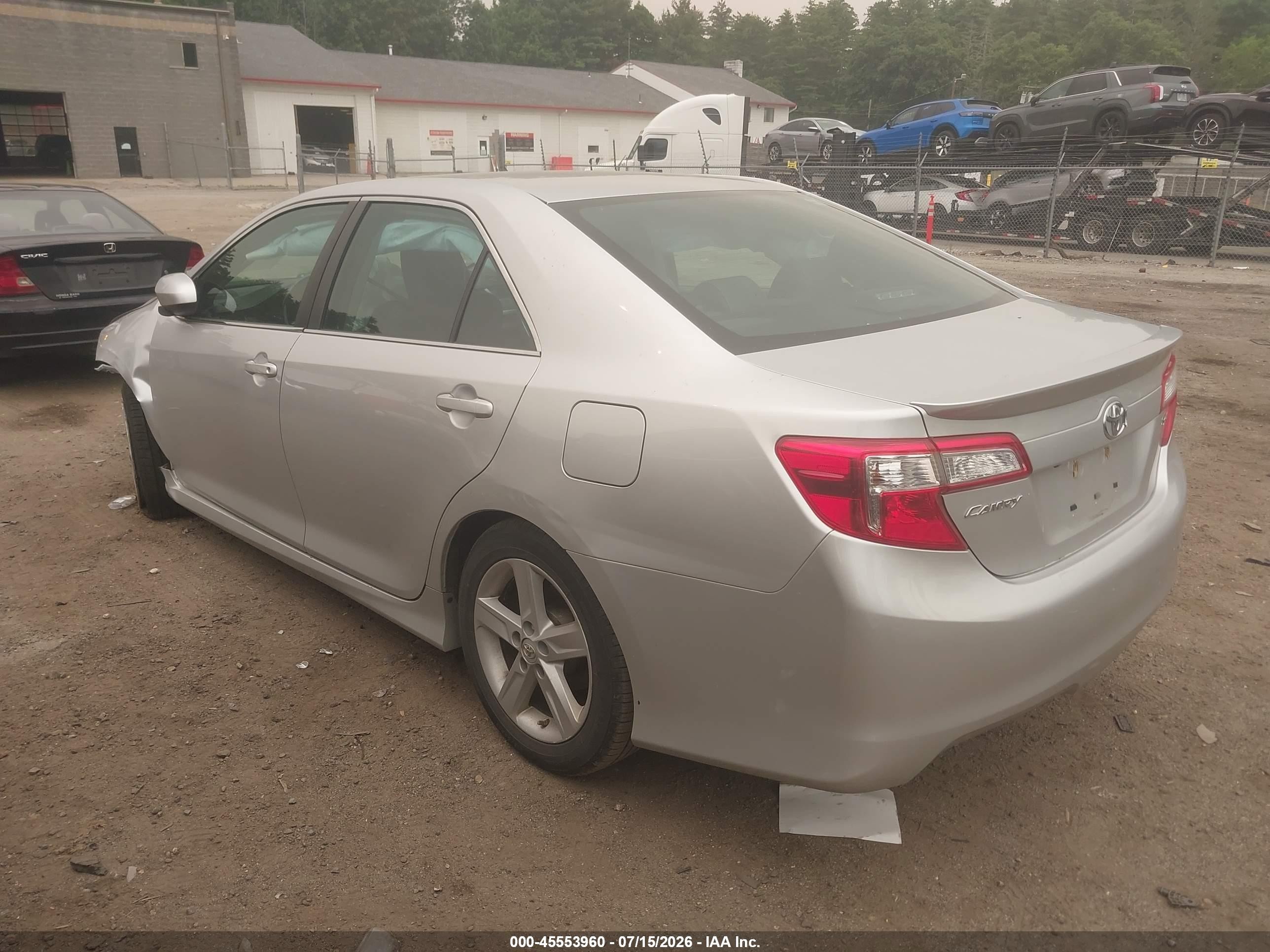 2014 Toyota Camry Se Silver vin: 4T1BF1FK6EU789501