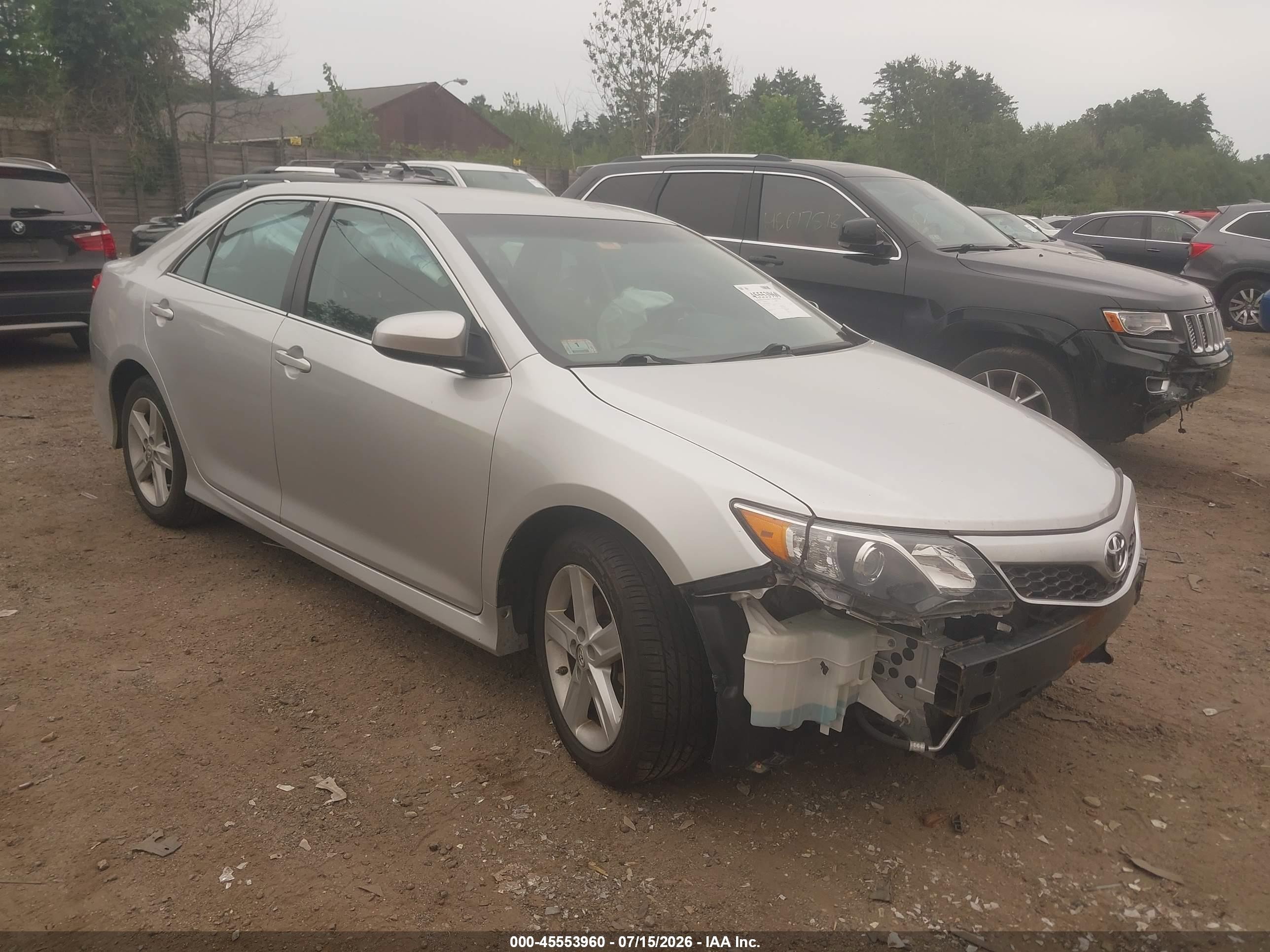 2014 Toyota Camry Se Silver vin: 4T1BF1FK6EU789501