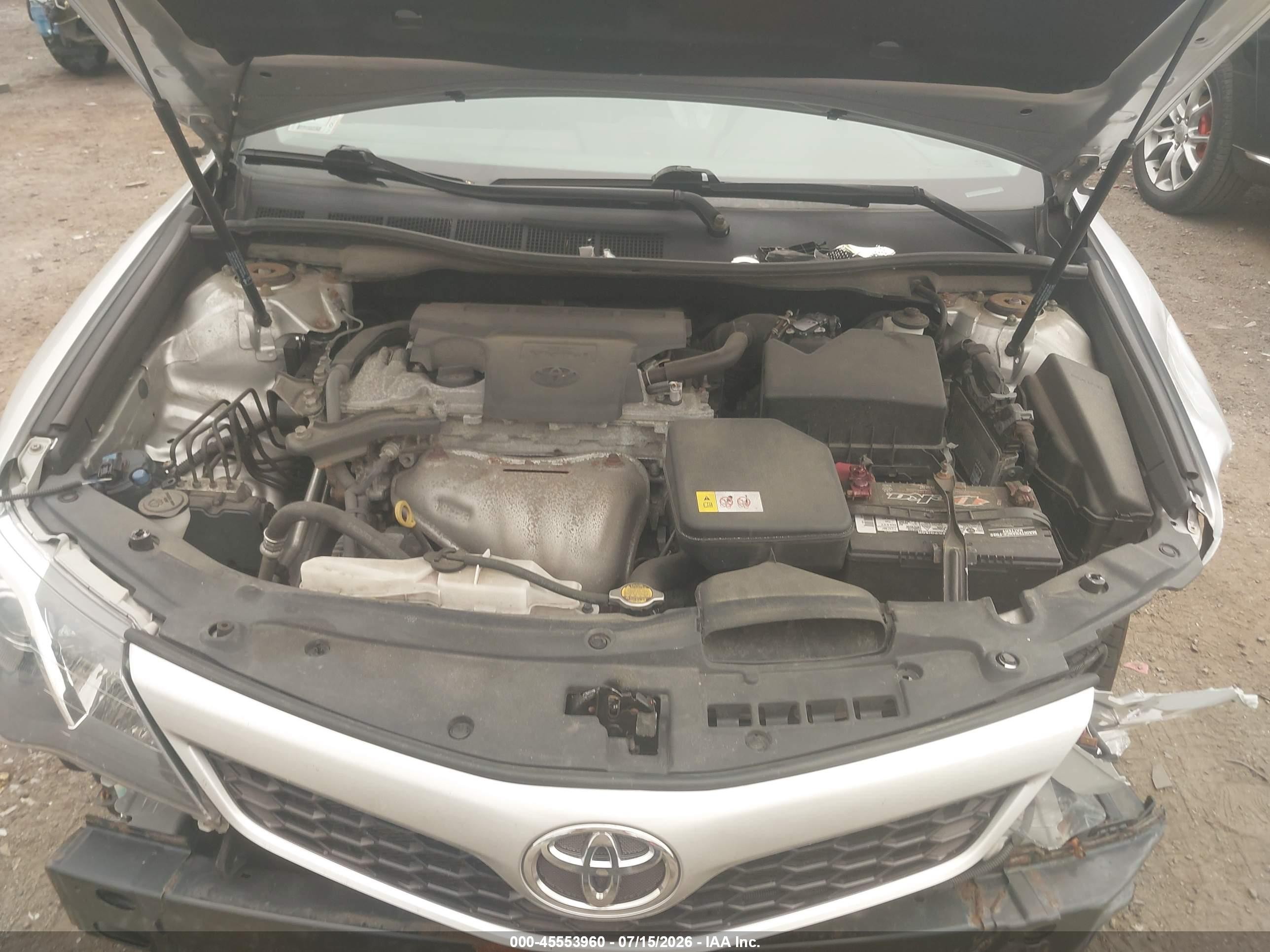 2014 Toyota Camry Se Silver vin: 4T1BF1FK6EU789501