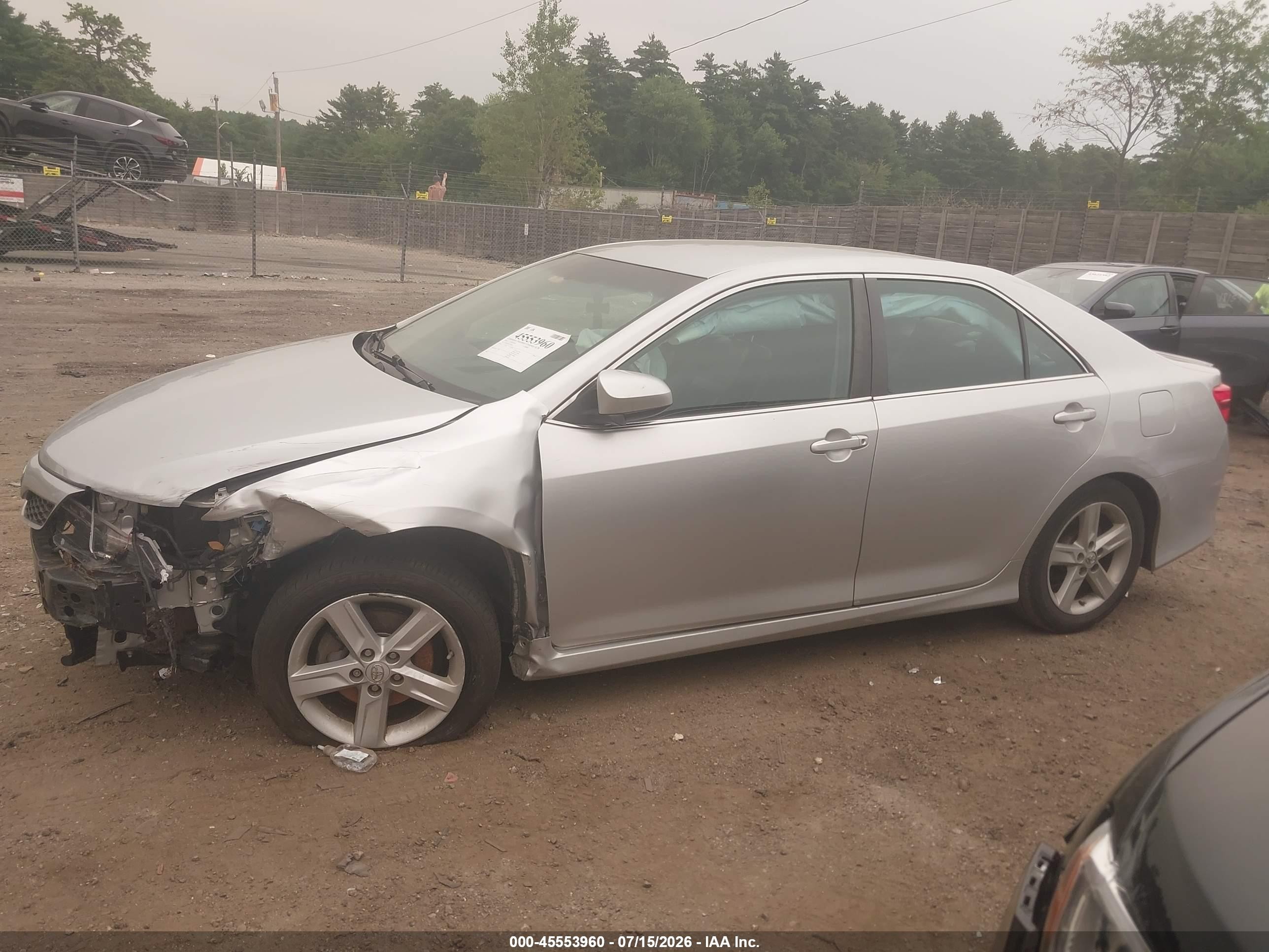 2014 Toyota Camry Se Silver vin: 4T1BF1FK6EU789501