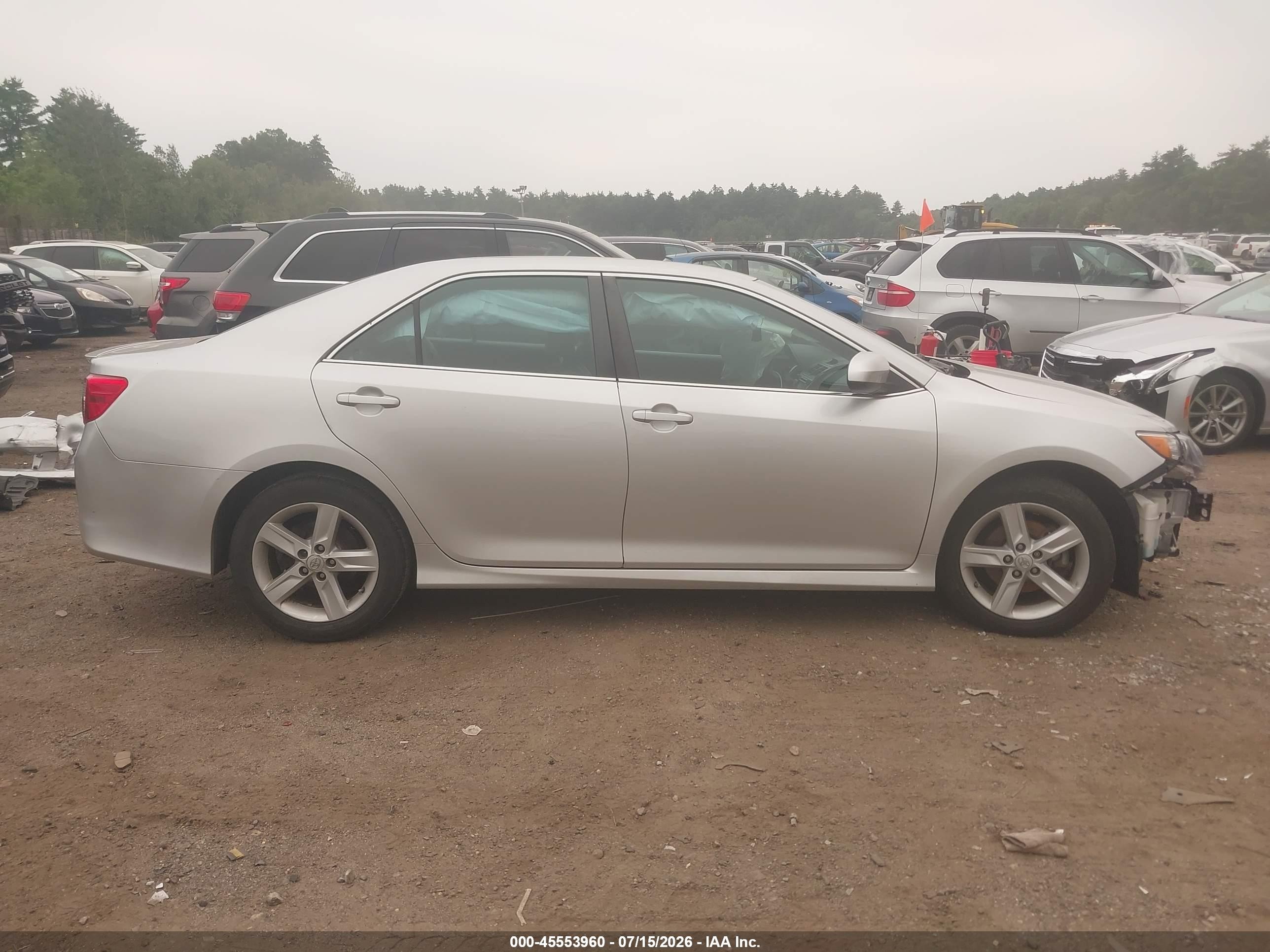 2014 Toyota Camry Se Silver vin: 4T1BF1FK6EU789501