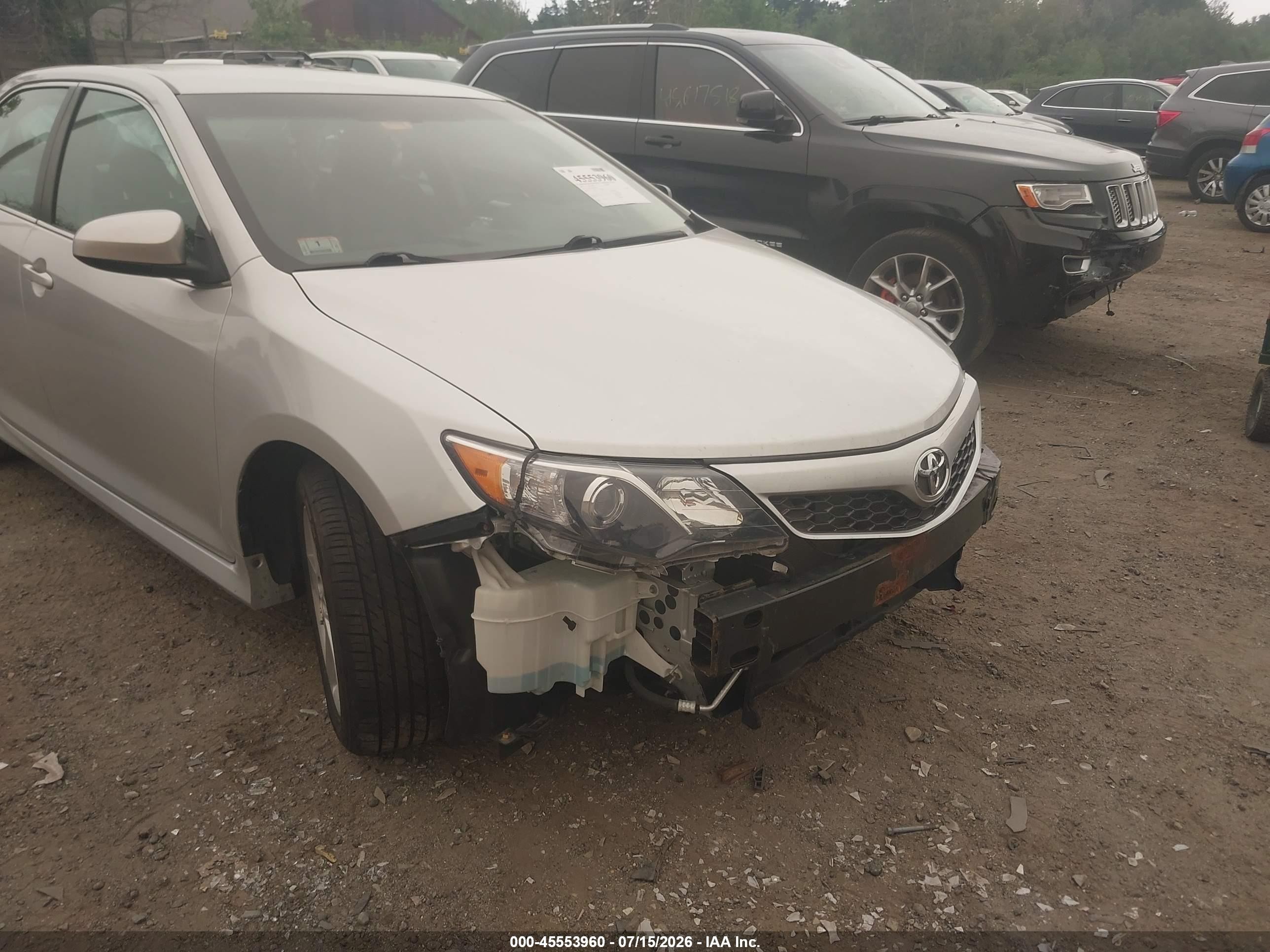 2014 Toyota Camry Se Silver vin: 4T1BF1FK6EU789501