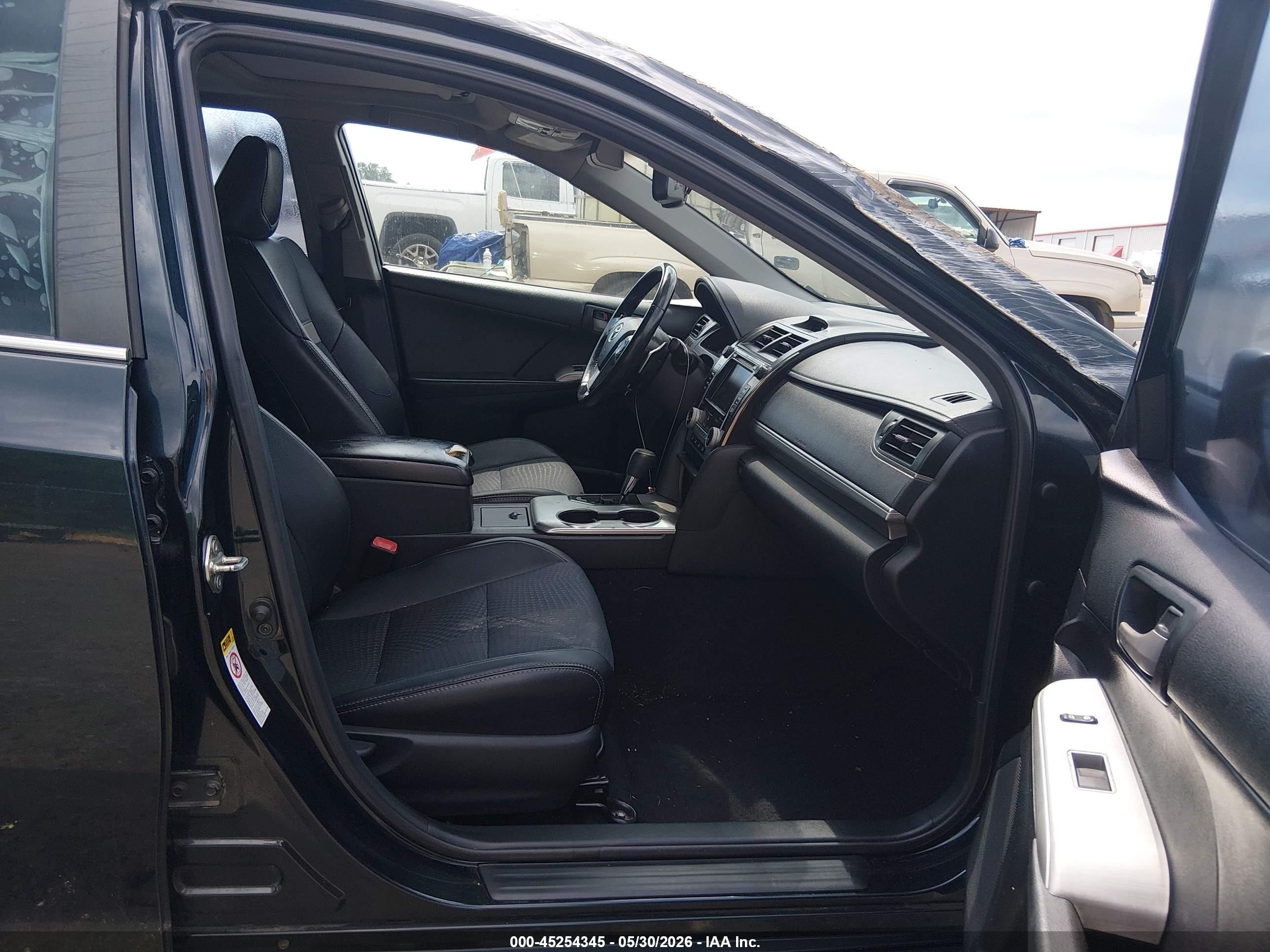 2014 Toyota Camry Se Black vin: 4T1BF1FK6EU813263
