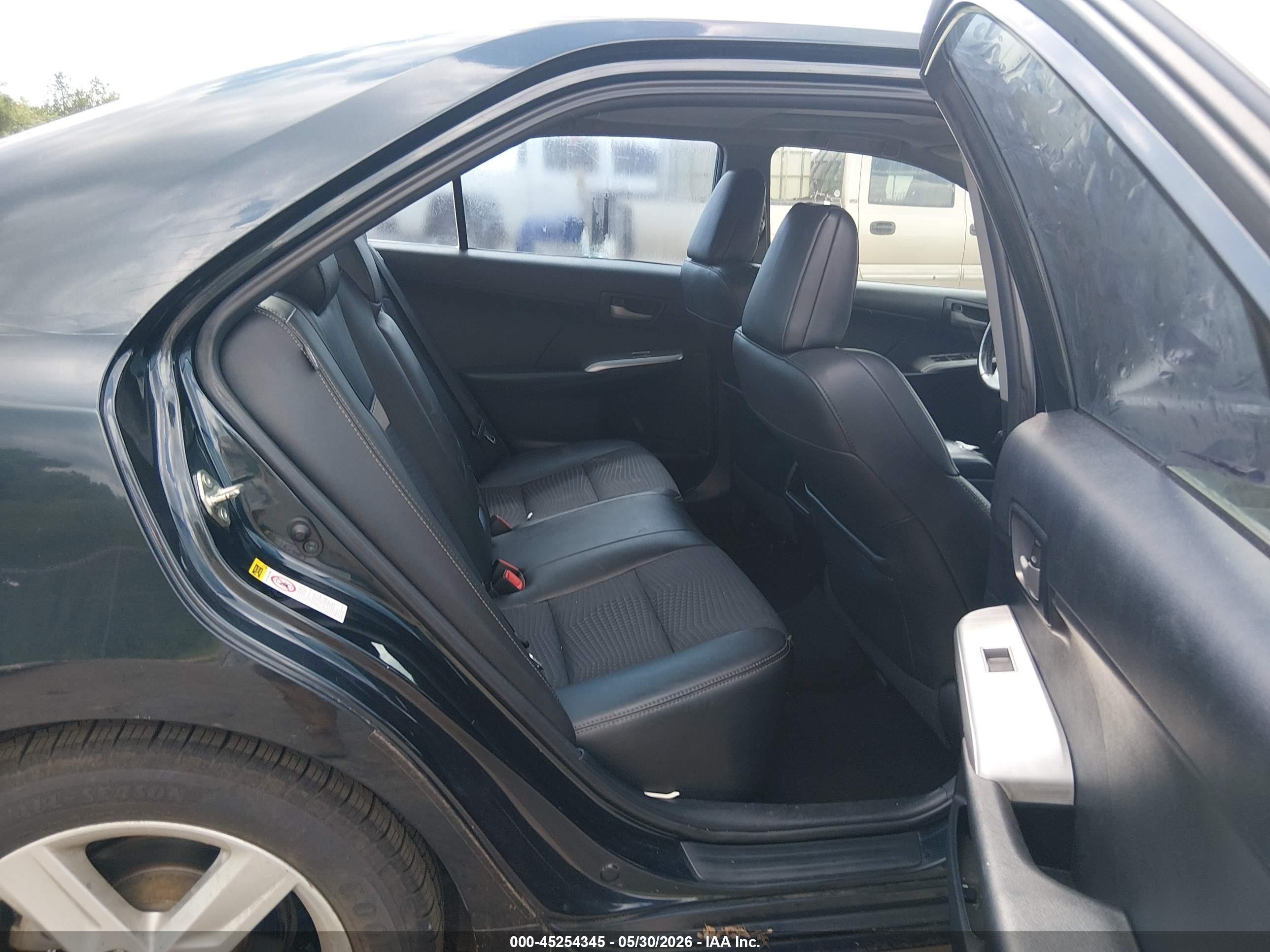 2014 Toyota Camry Se Black vin: 4T1BF1FK6EU813263