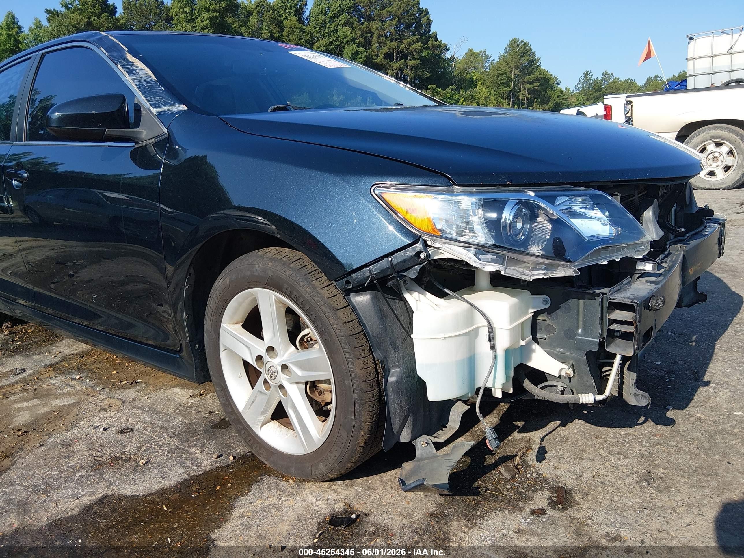 2014 Toyota Camry Se Black vin: 4T1BF1FK6EU813263
