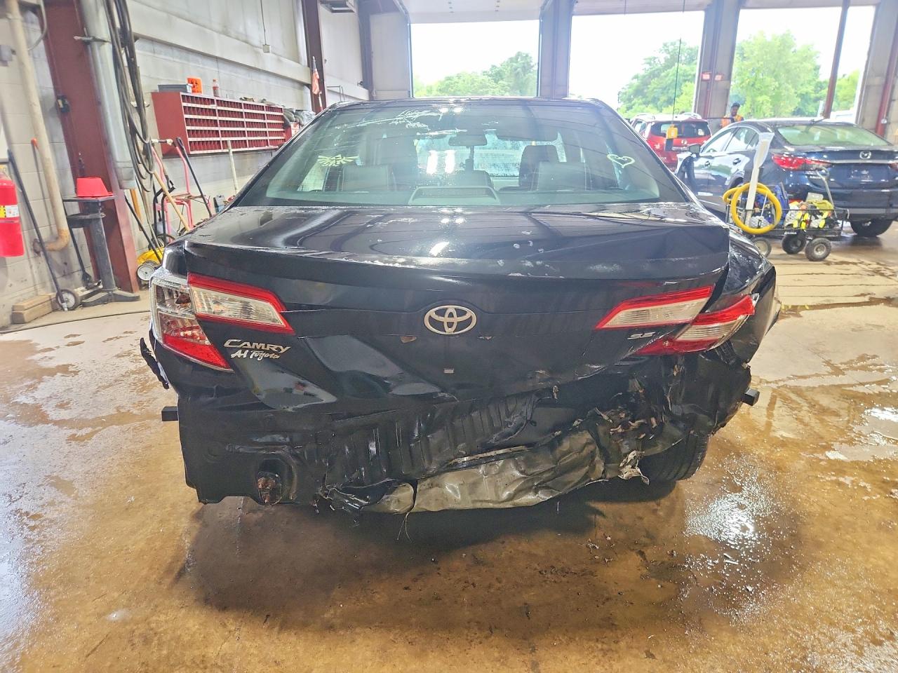 2014 Toyota Camry Se Black vin: 4T1BF1FK6EU814834