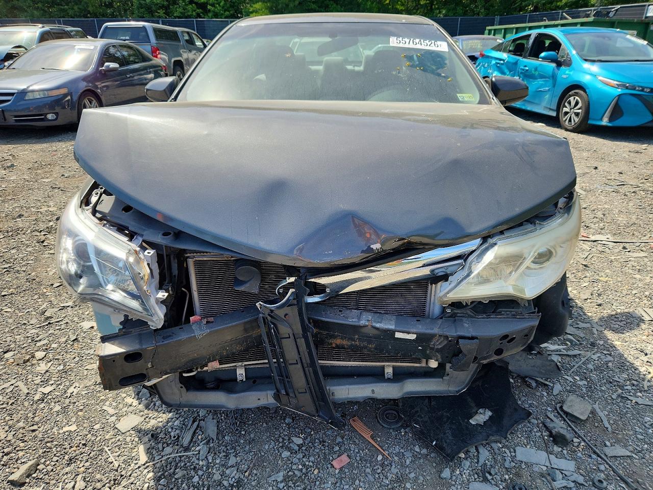 2014 Toyota Camry Серый vin: 4T1BF1FK6EU815403