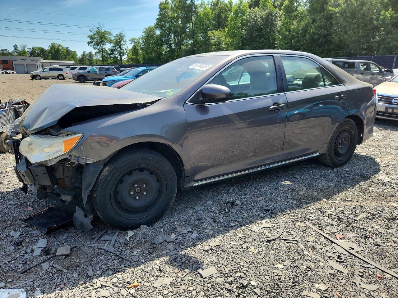 2014 Toyota Camry Серый vin: 4T1BF1FK6EU815403