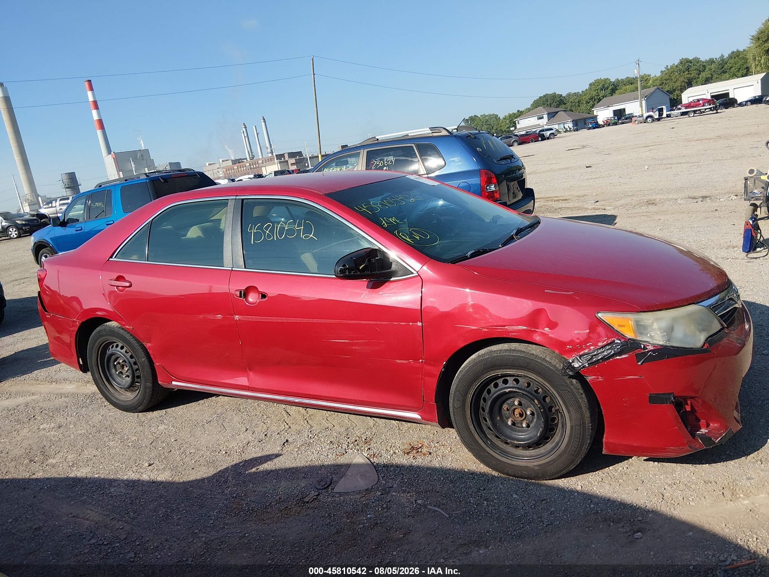 2014 Toyota Camry Le Red vin: 4T1BF1FK6EU831567