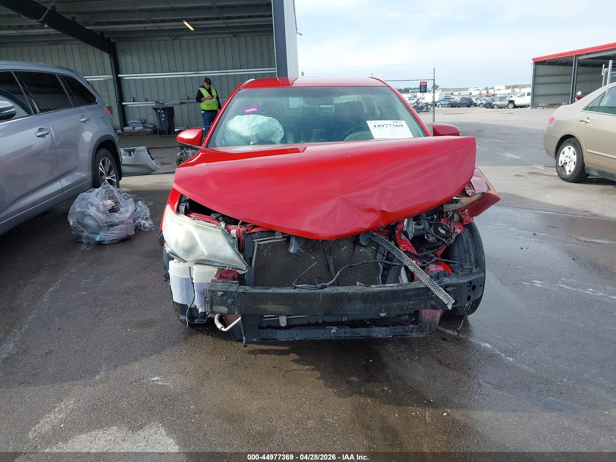 2014 Toyota Camry Se Red vin: 4T1BF1FK6EU831827