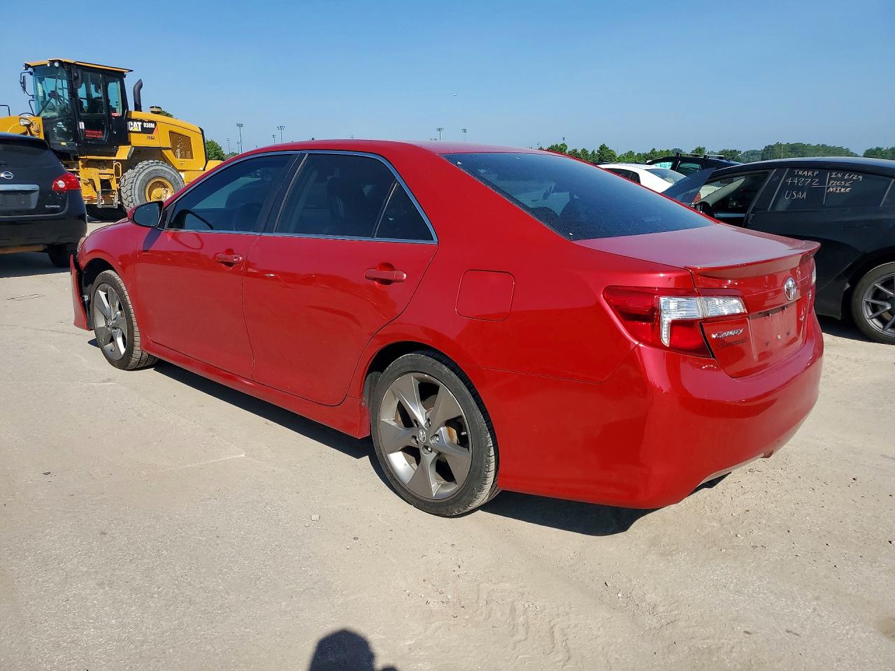 2014 Toyota Camry Se Sport Red vin: 4T1BF1FK6EU842858