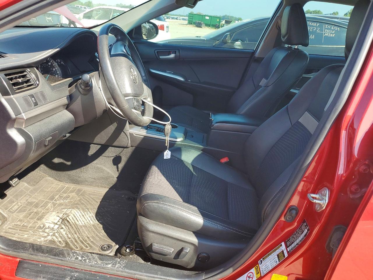 2014 Toyota Camry Se Sport Red vin: 4T1BF1FK6EU842858