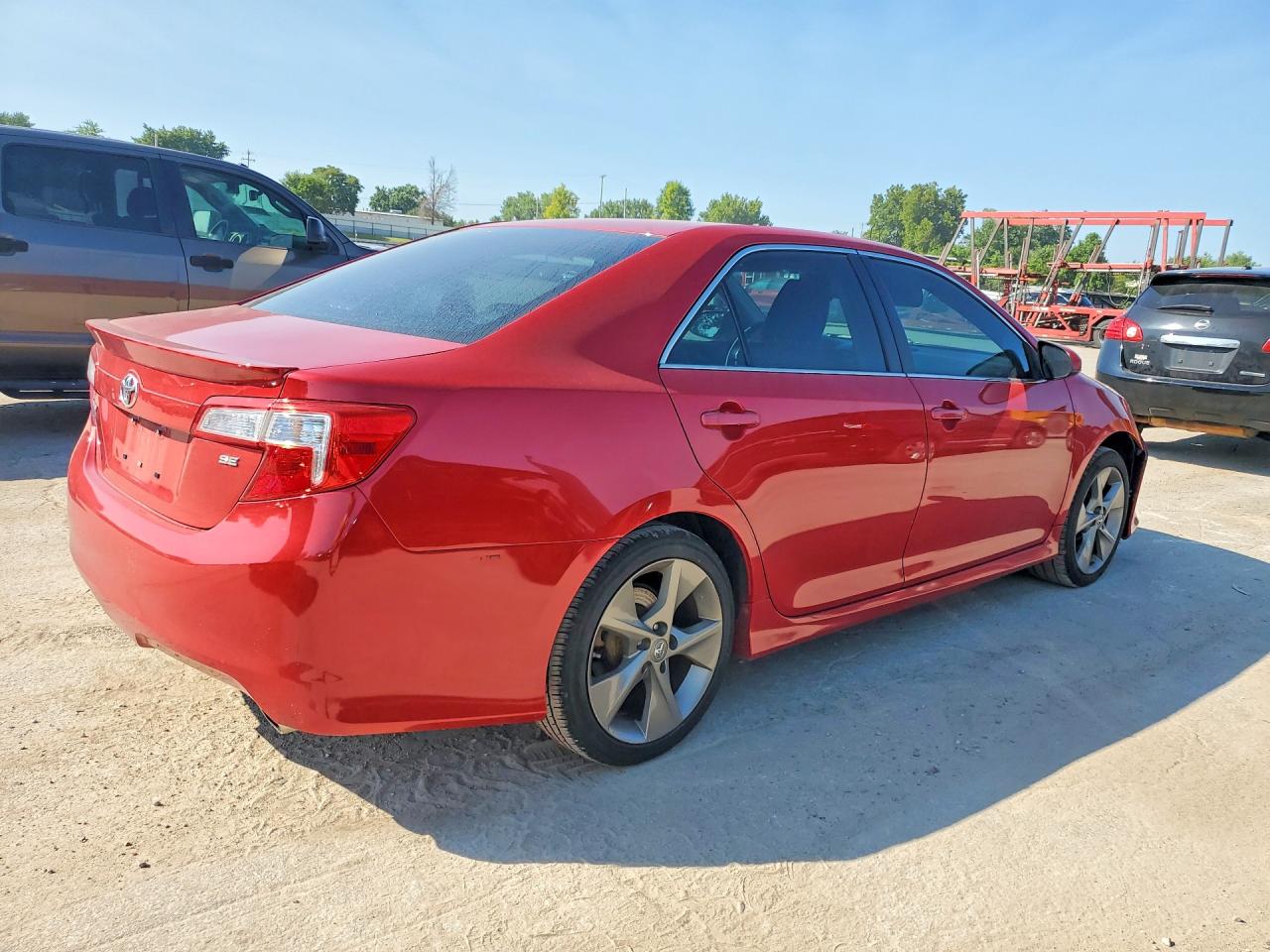 2014 Toyota Camry Se Sport Red vin: 4T1BF1FK6EU842858