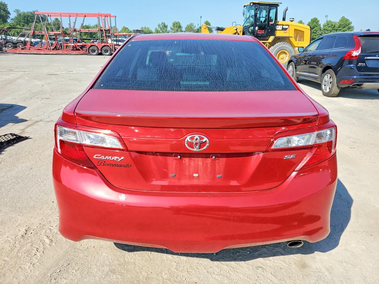 2014 Toyota Camry Se Sport Red vin: 4T1BF1FK6EU842858