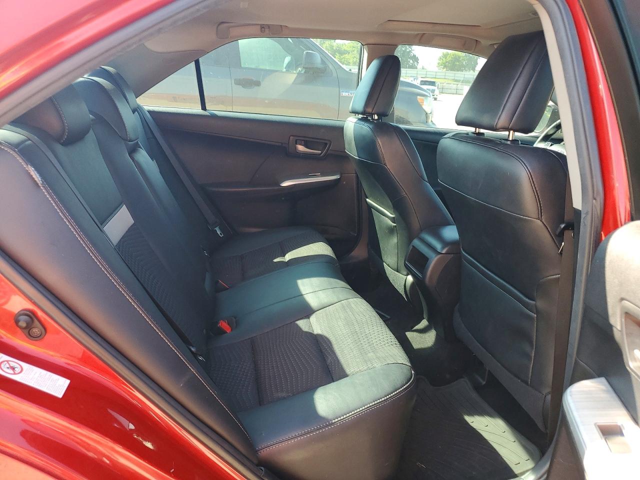 2014 Toyota Camry Se Sport Red vin: 4T1BF1FK6EU842858
