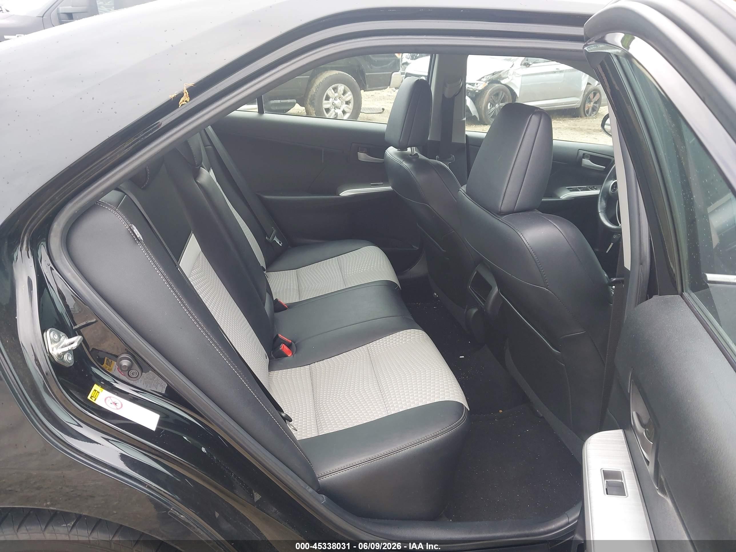 2014 Toyota Camry Se Черный vin: 4T1BF1FK6EU844321
