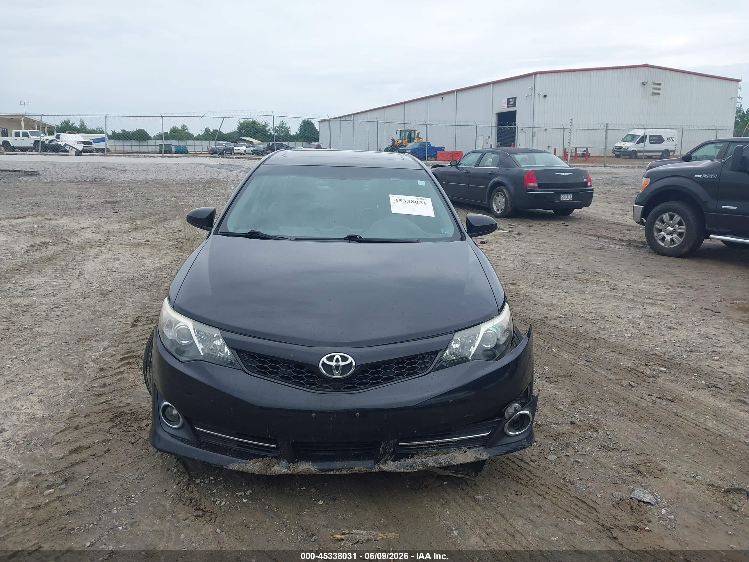 2014 Toyota Camry Se Черный vin: 4T1BF1FK6EU844321