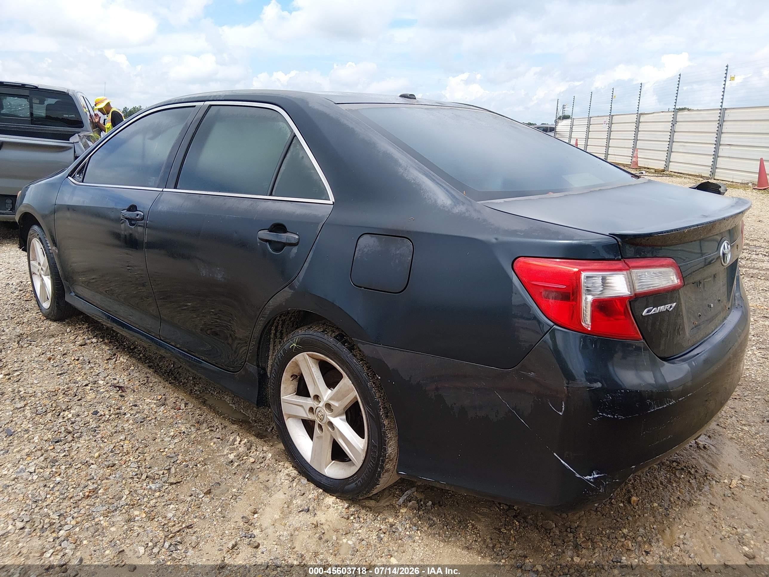 2014 Toyota Camry Se Black vin: 4T1BF1FK6EU858820