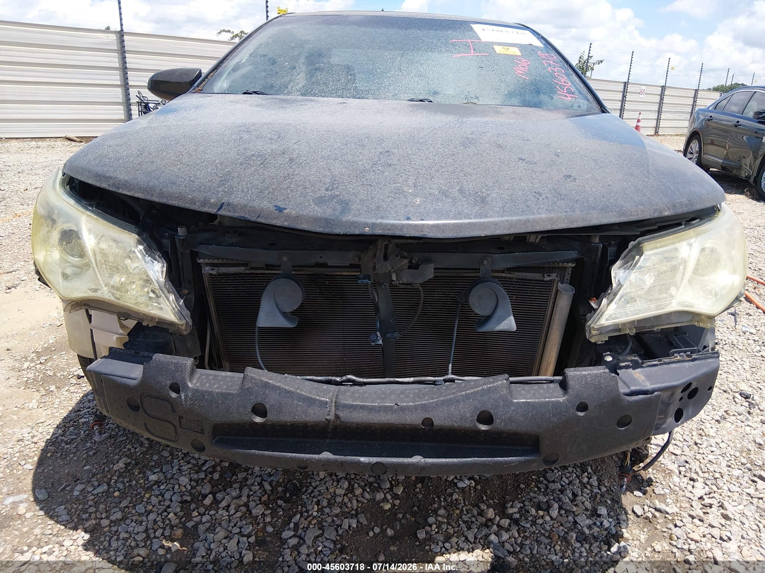 2014 Toyota Camry Se Black vin: 4T1BF1FK6EU858820