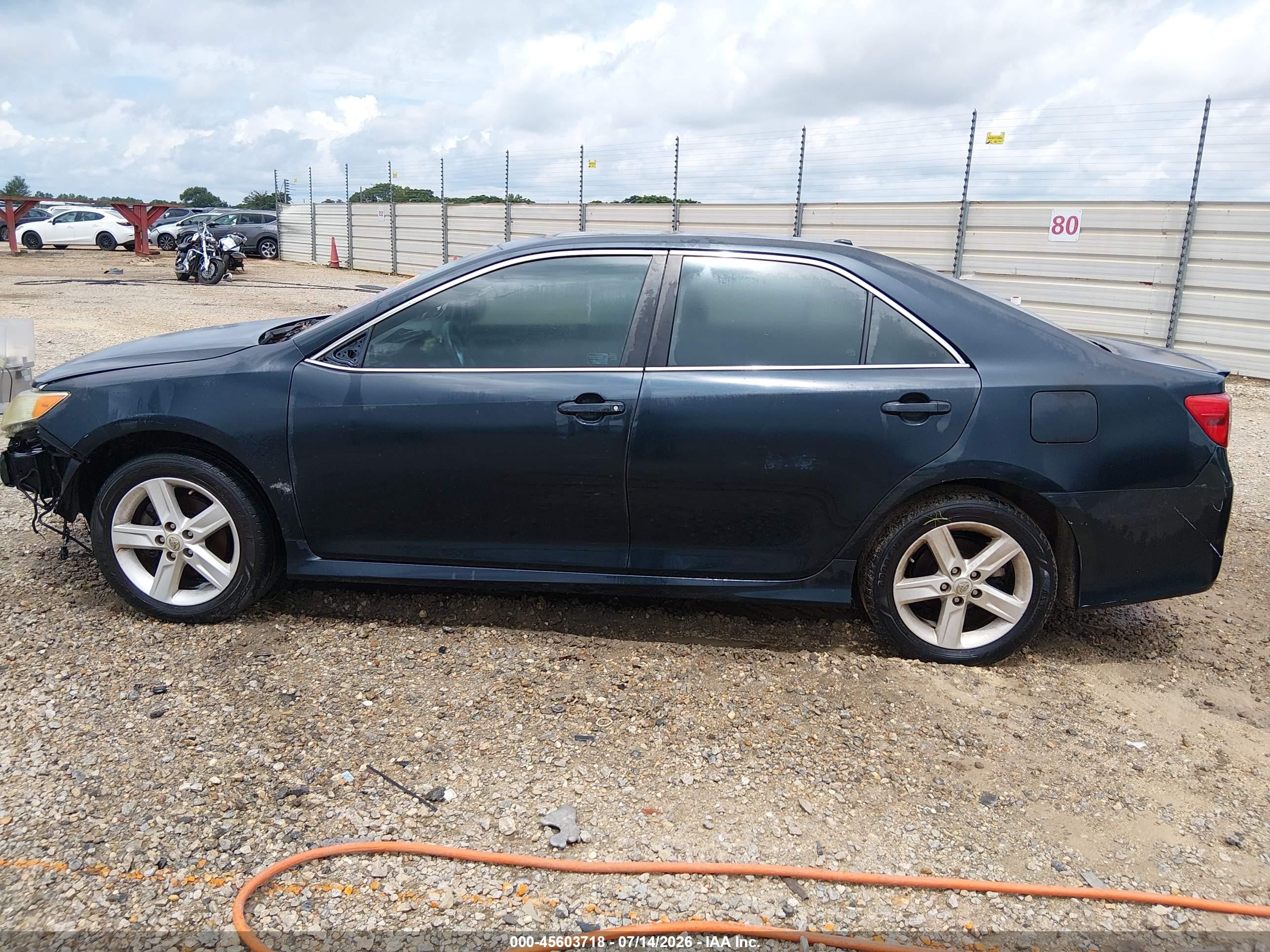 2014 Toyota Camry Se Black vin: 4T1BF1FK6EU858820