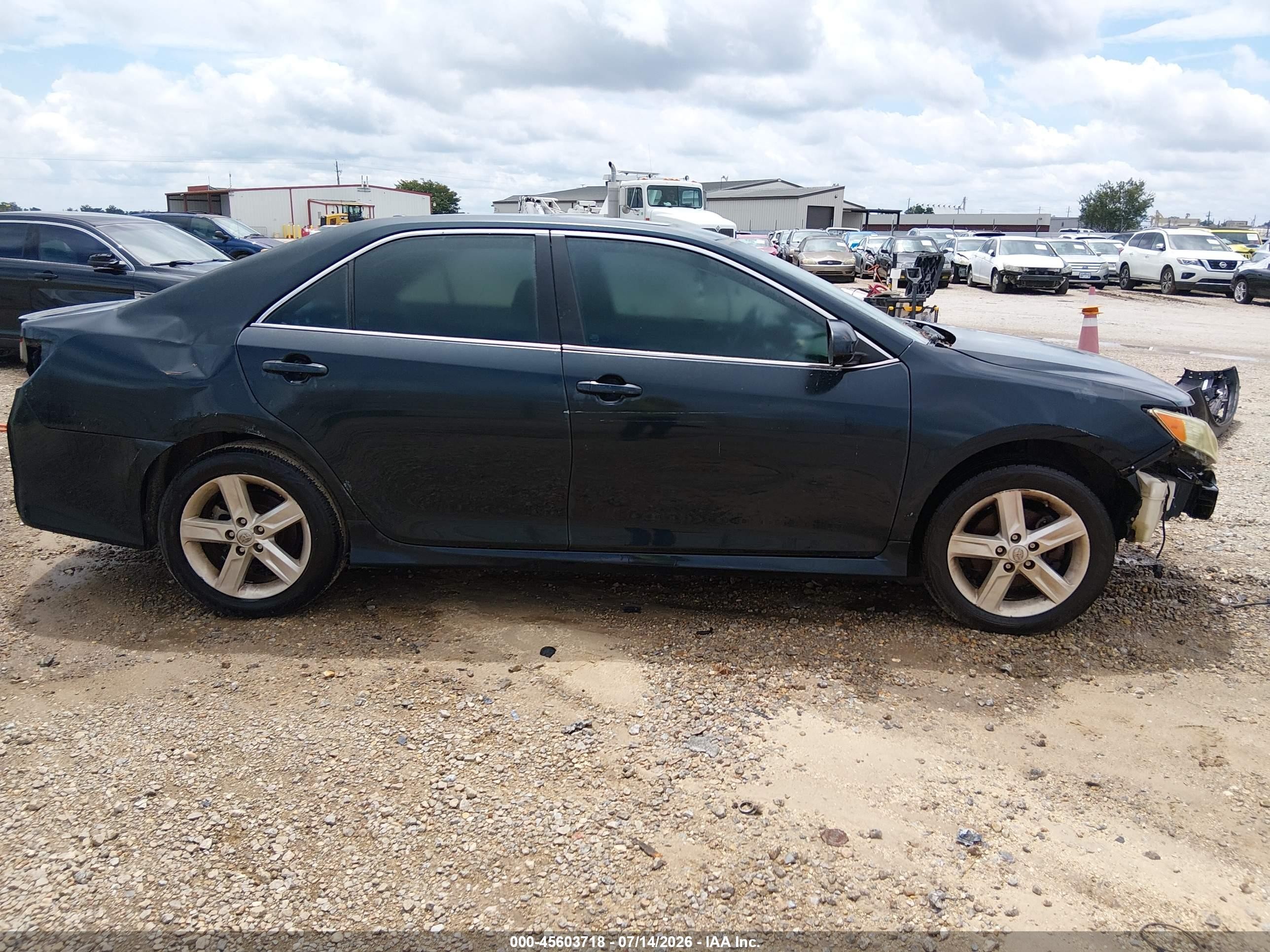 2014 Toyota Camry Se Black vin: 4T1BF1FK6EU858820