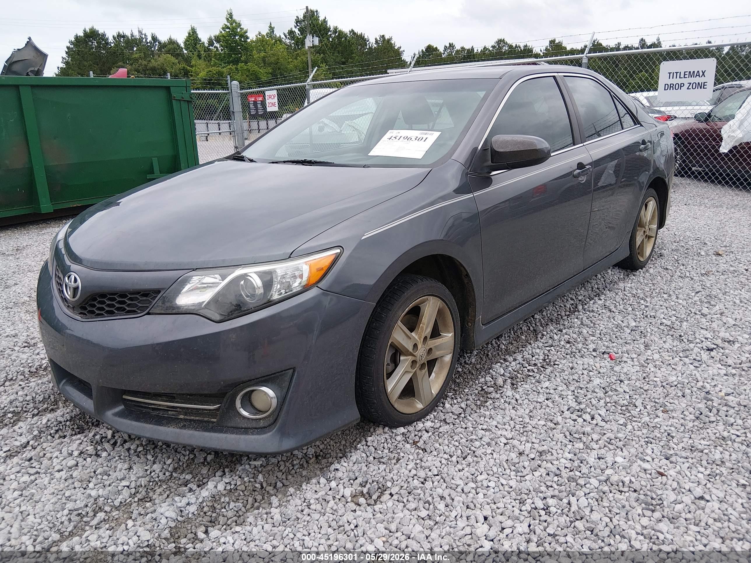 2014 Toyota Camry Se Gray vin: 4T1BF1FK6EU862799