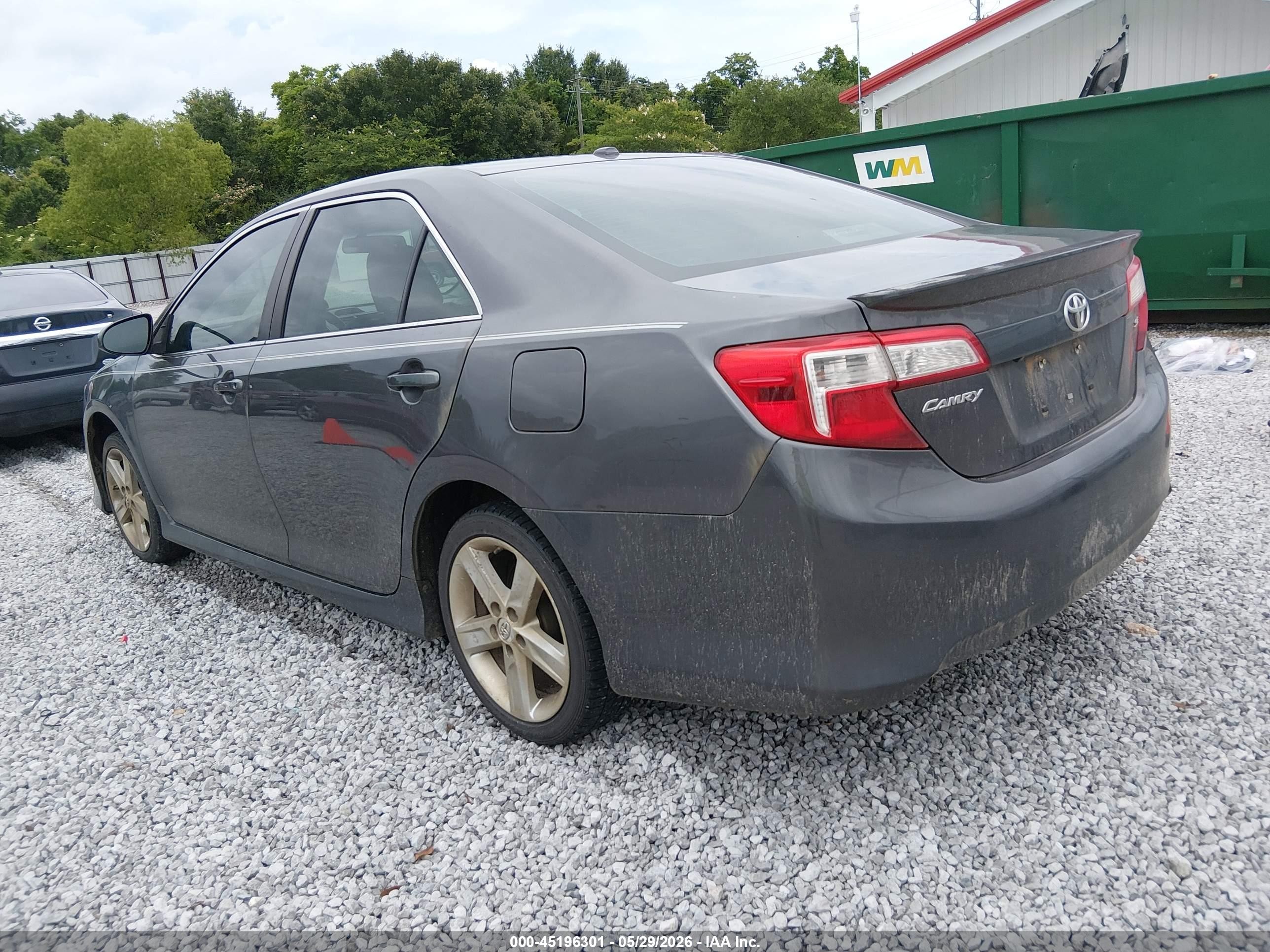 2014 Toyota Camry Se Gray vin: 4T1BF1FK6EU862799