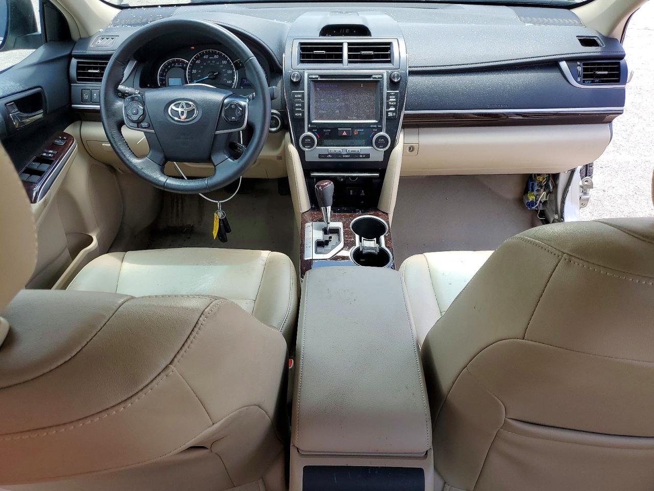 2014 Toyota Camry Xle Beige vin: 4T1BF1FK6EU866495