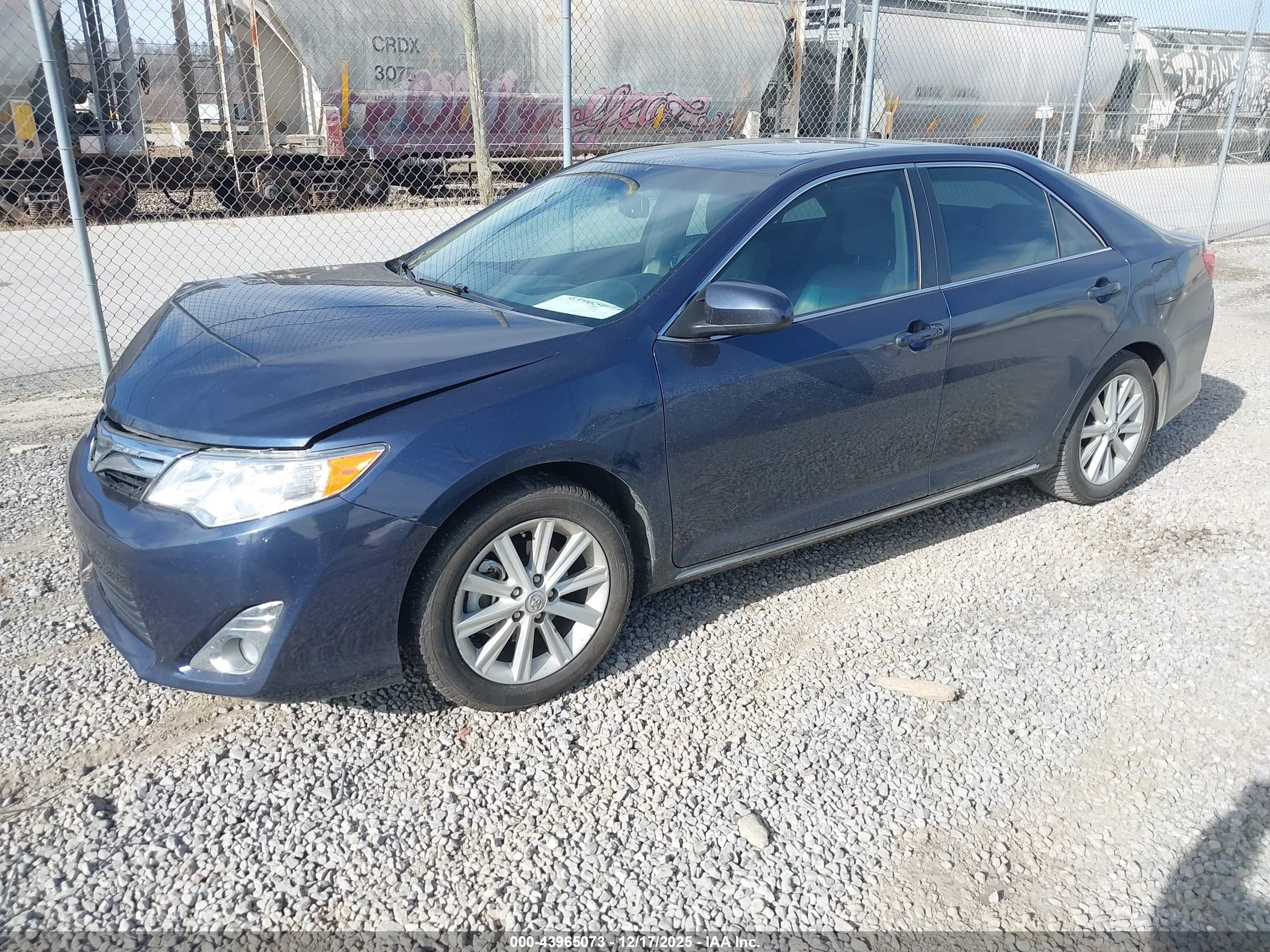 2014 Toyota Camry Xle Синий vin: 4T1BF1FK6EU870398