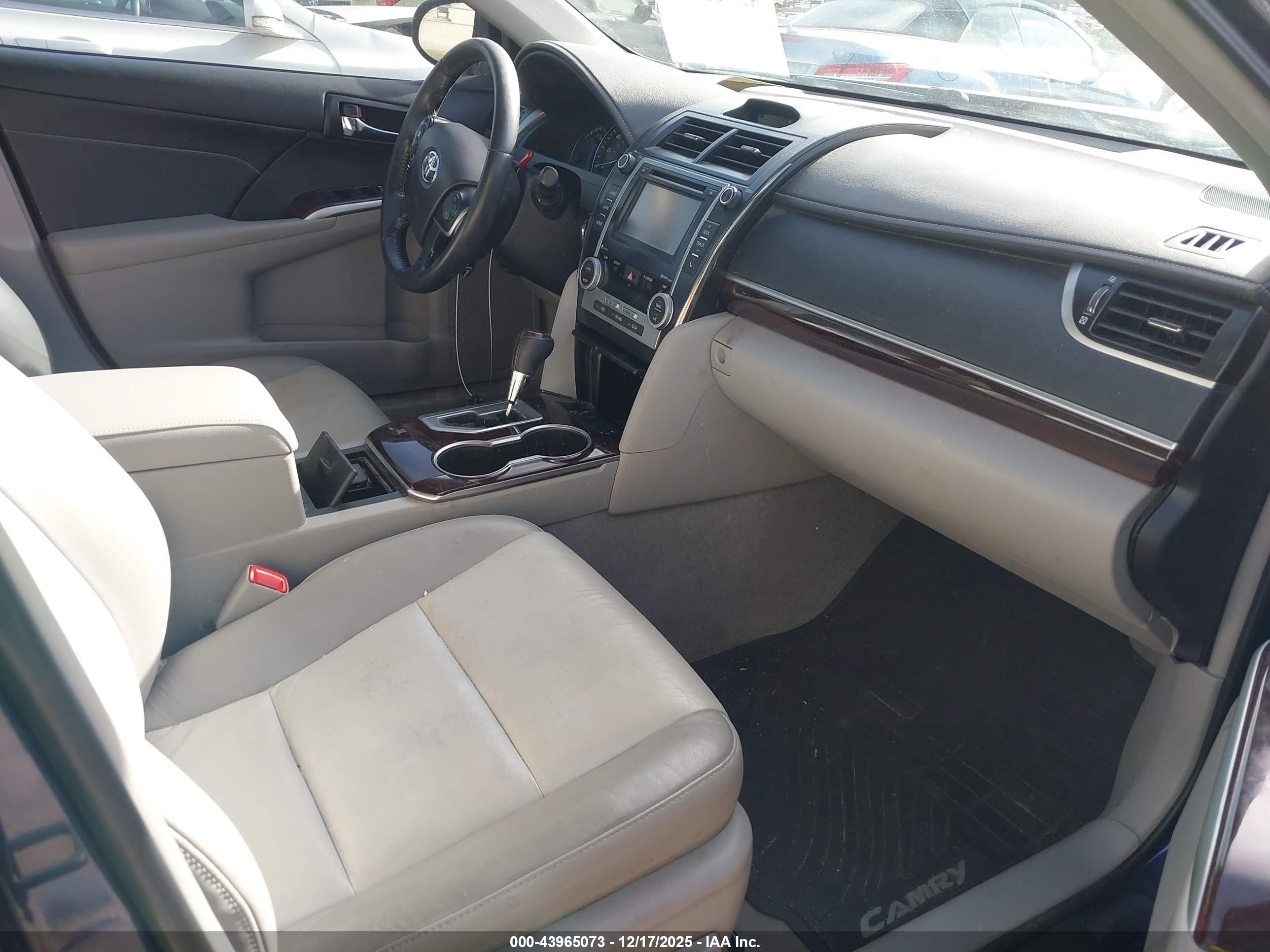 2014 Toyota Camry Xle Синий vin: 4T1BF1FK6EU870398