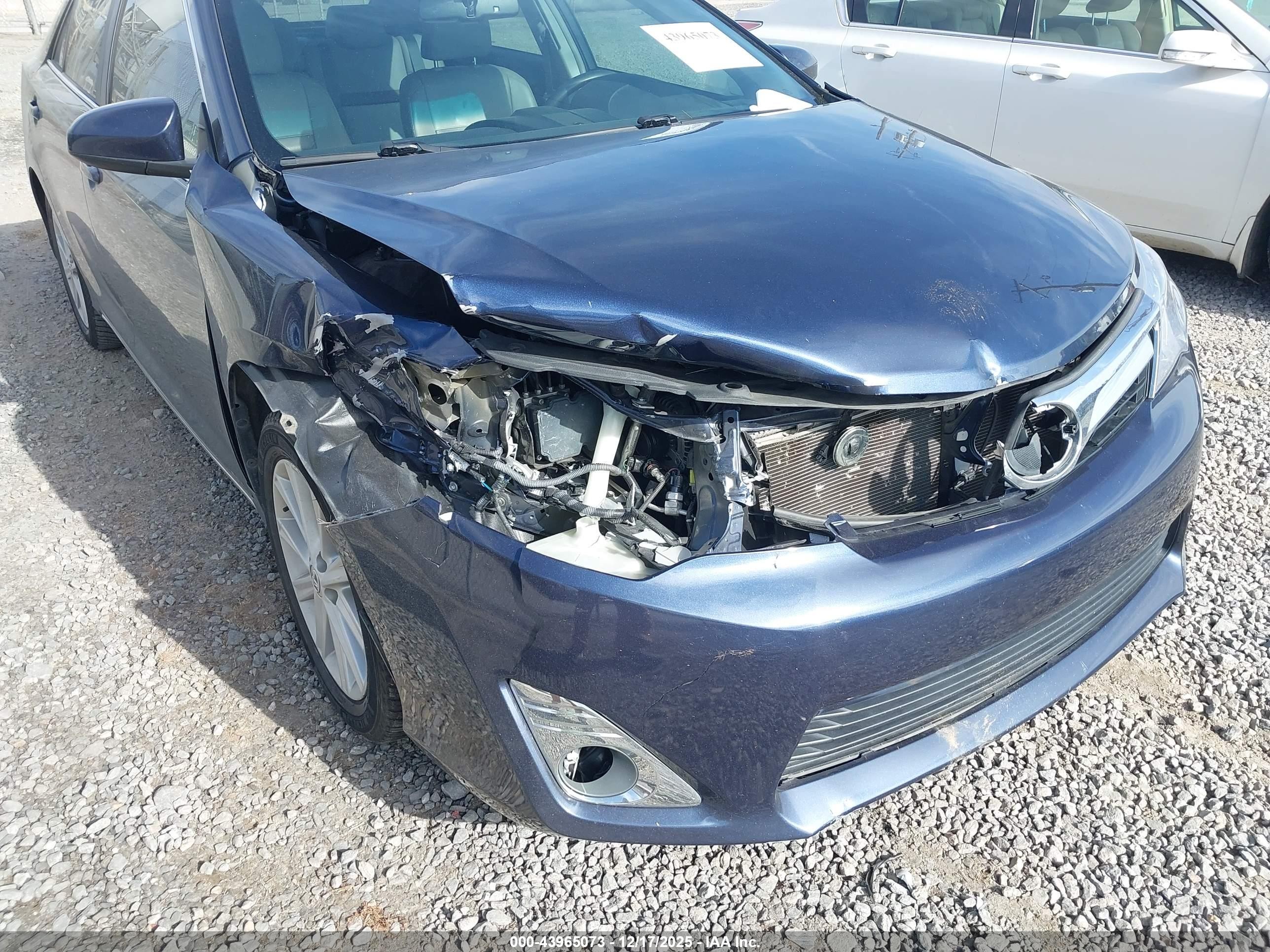 2014 Toyota Camry Xle Синий vin: 4T1BF1FK6EU870398
