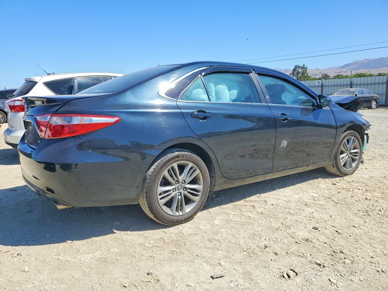 2015 Toyota Camry Se Black vin: 4T1BF1FK6FU001446