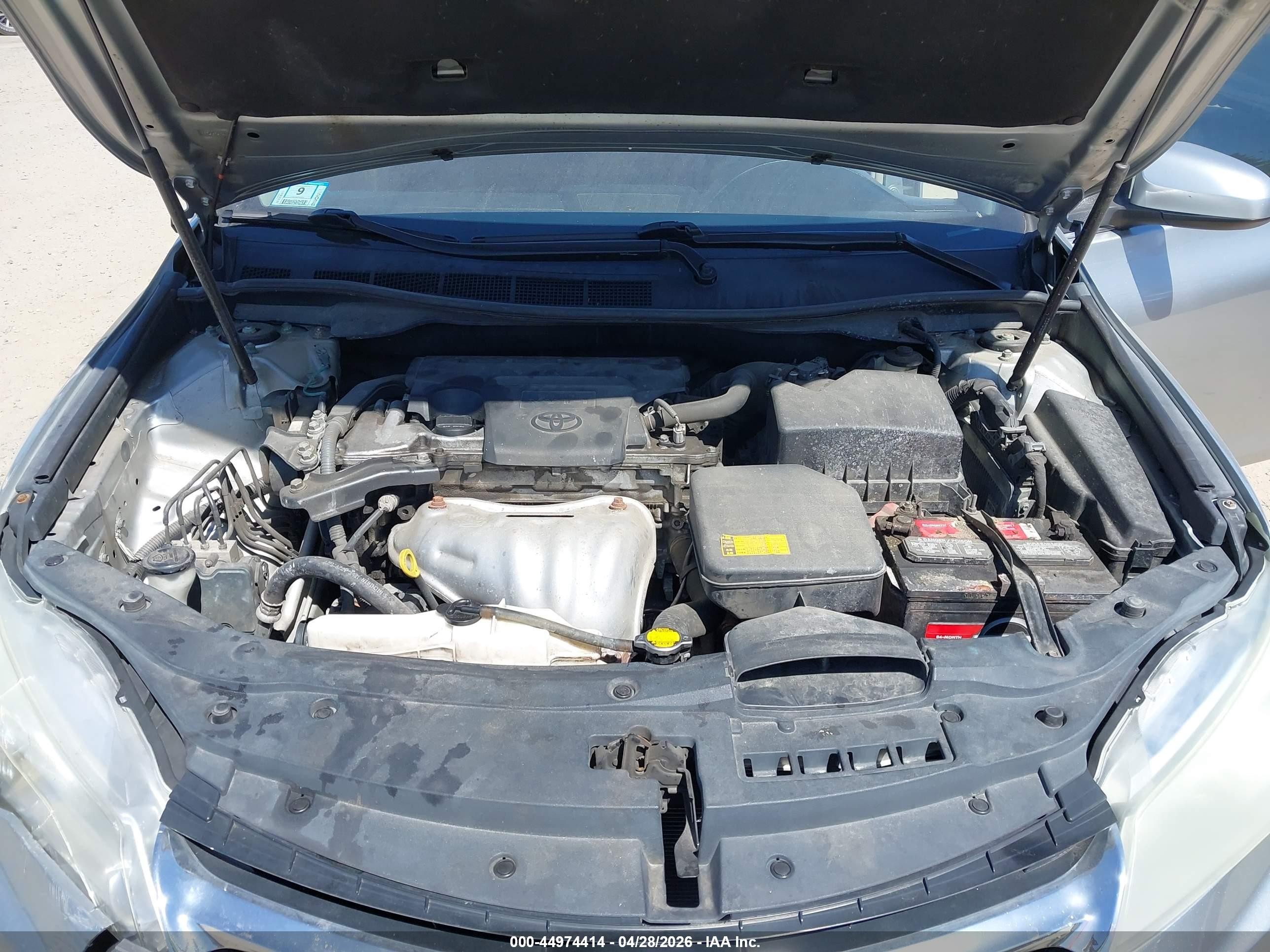 2015 Toyota Camry Le Серый vin: 4T1BF1FK6FU006064