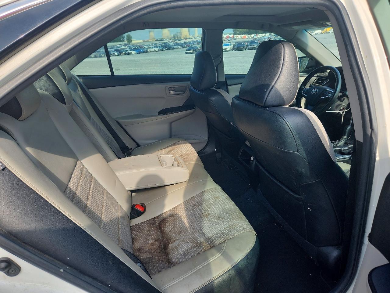 2015 Toyota Camry Se White vin: 4T1BF1FK6FU009269